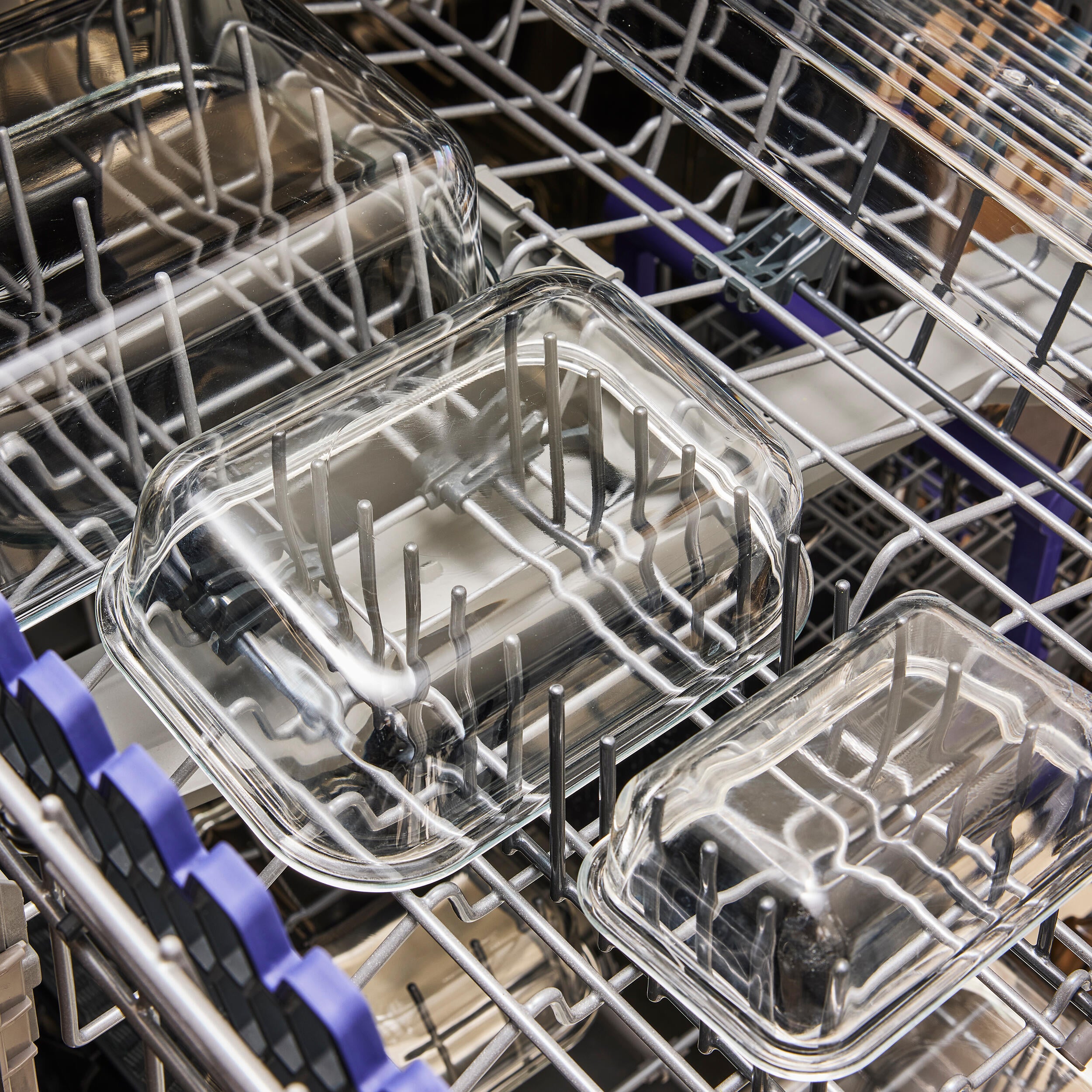 Set de 3 boîtes hermétiques en verre DELINIA, couvercles noir - 10