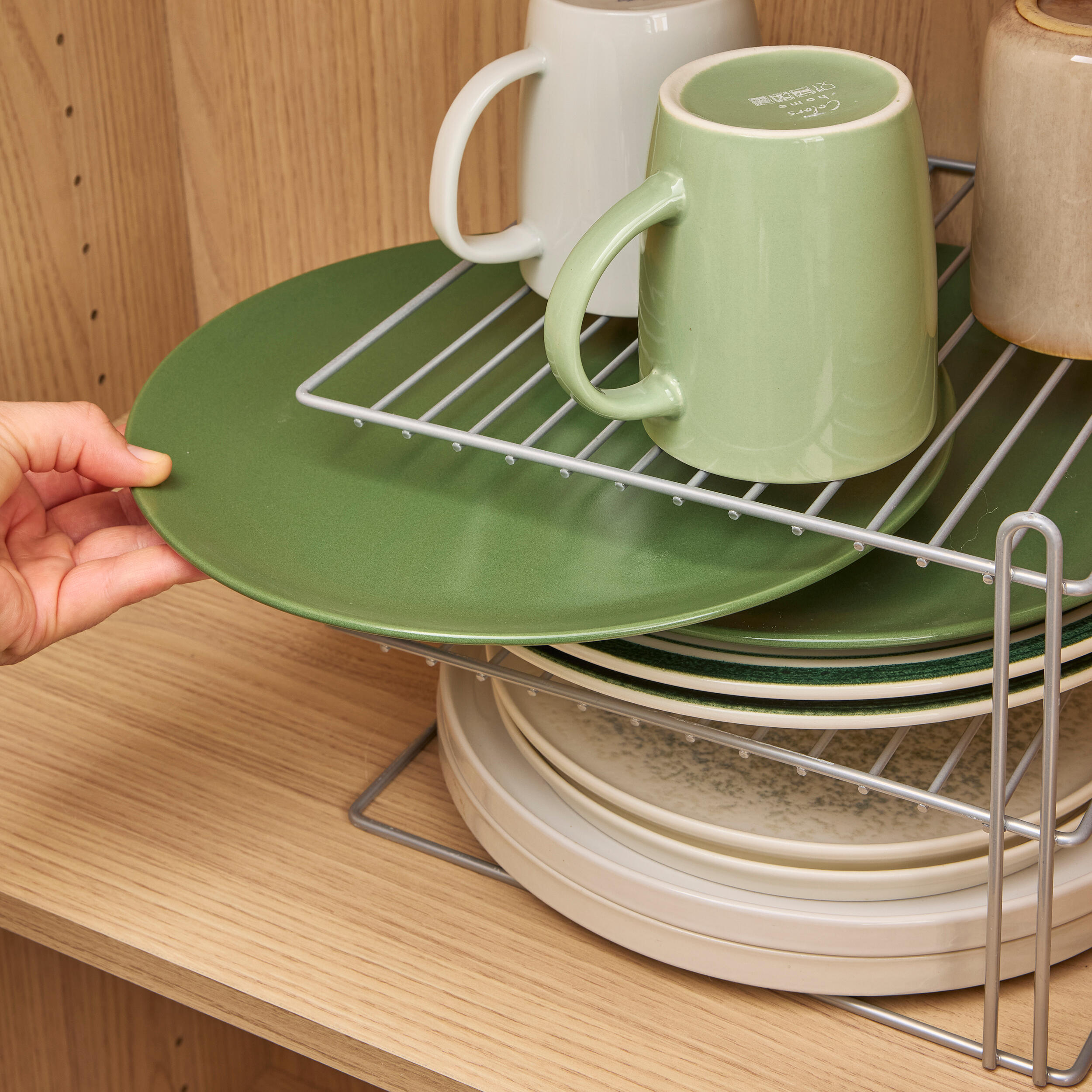 Soporte para platos 3 niveles 25x19x25 cm - 3