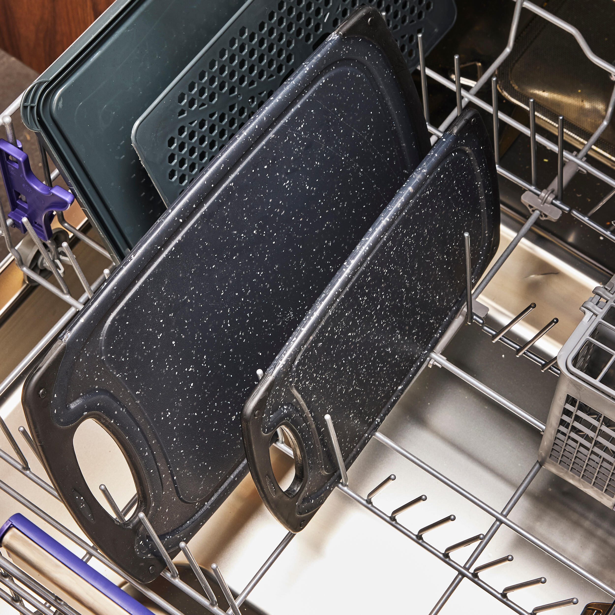 Set de 2 planches à découper noir l.35 + l.25, Ep.0.8 cm - 5