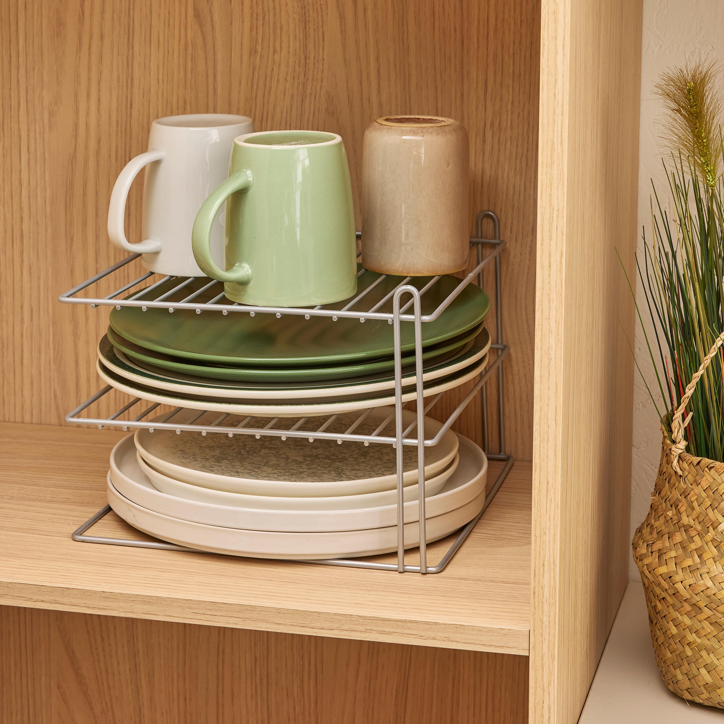 Soporte para platos 3 niveles 25x19x25 cm - 2