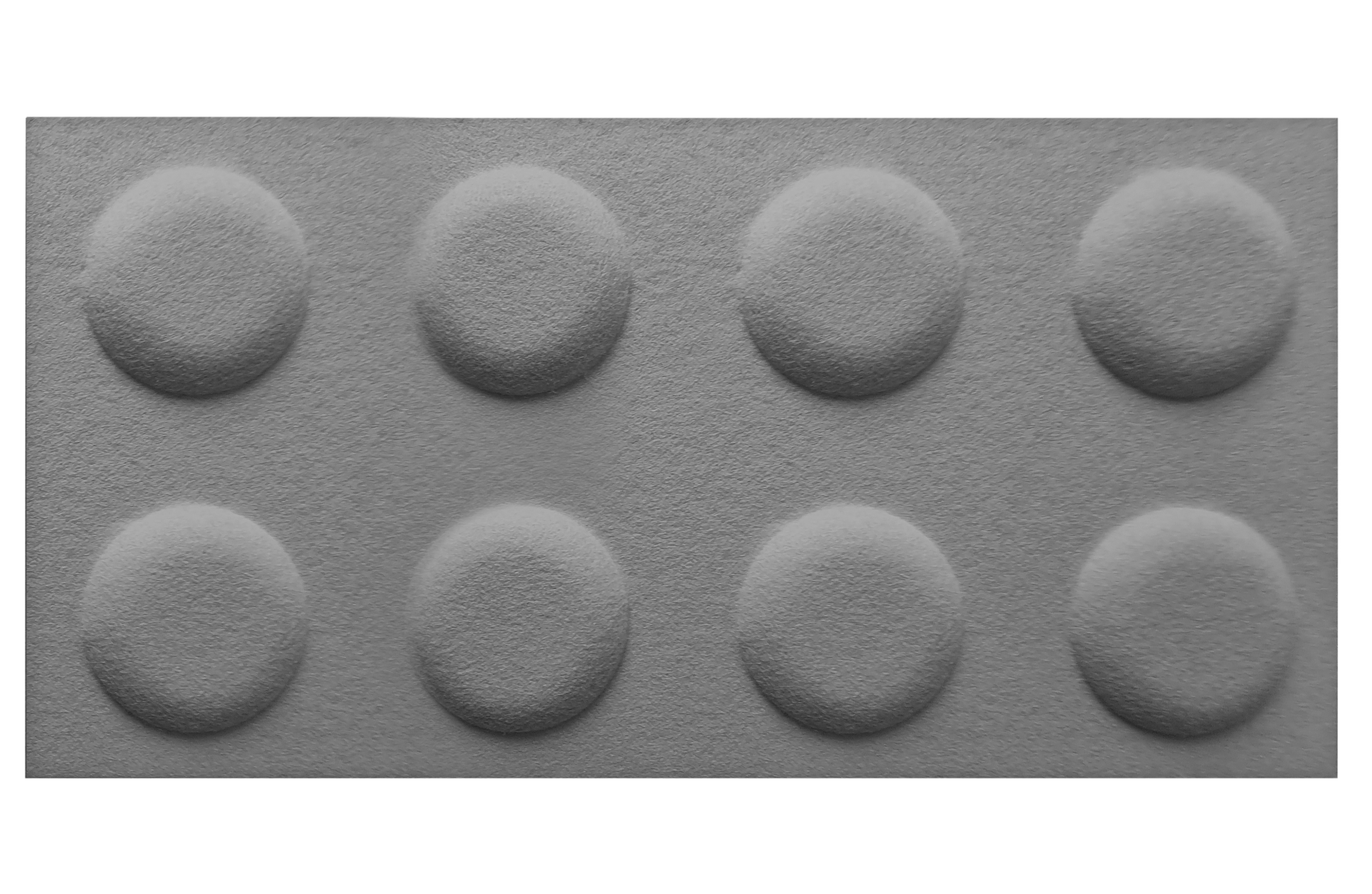 Panele ścienne 3D filcowe Klocek szary 60x30 cm - 2