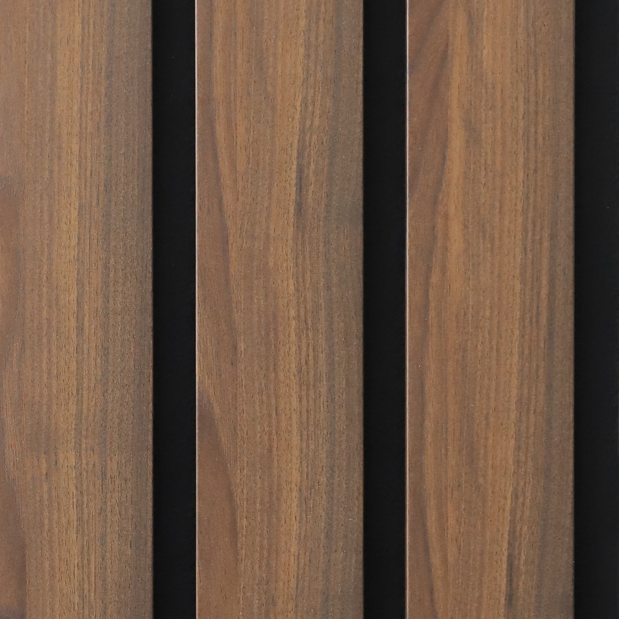 Panele ścienne 3D Lamel na czarnym filcu 265x30 cm Orzech Trend 3 lamele