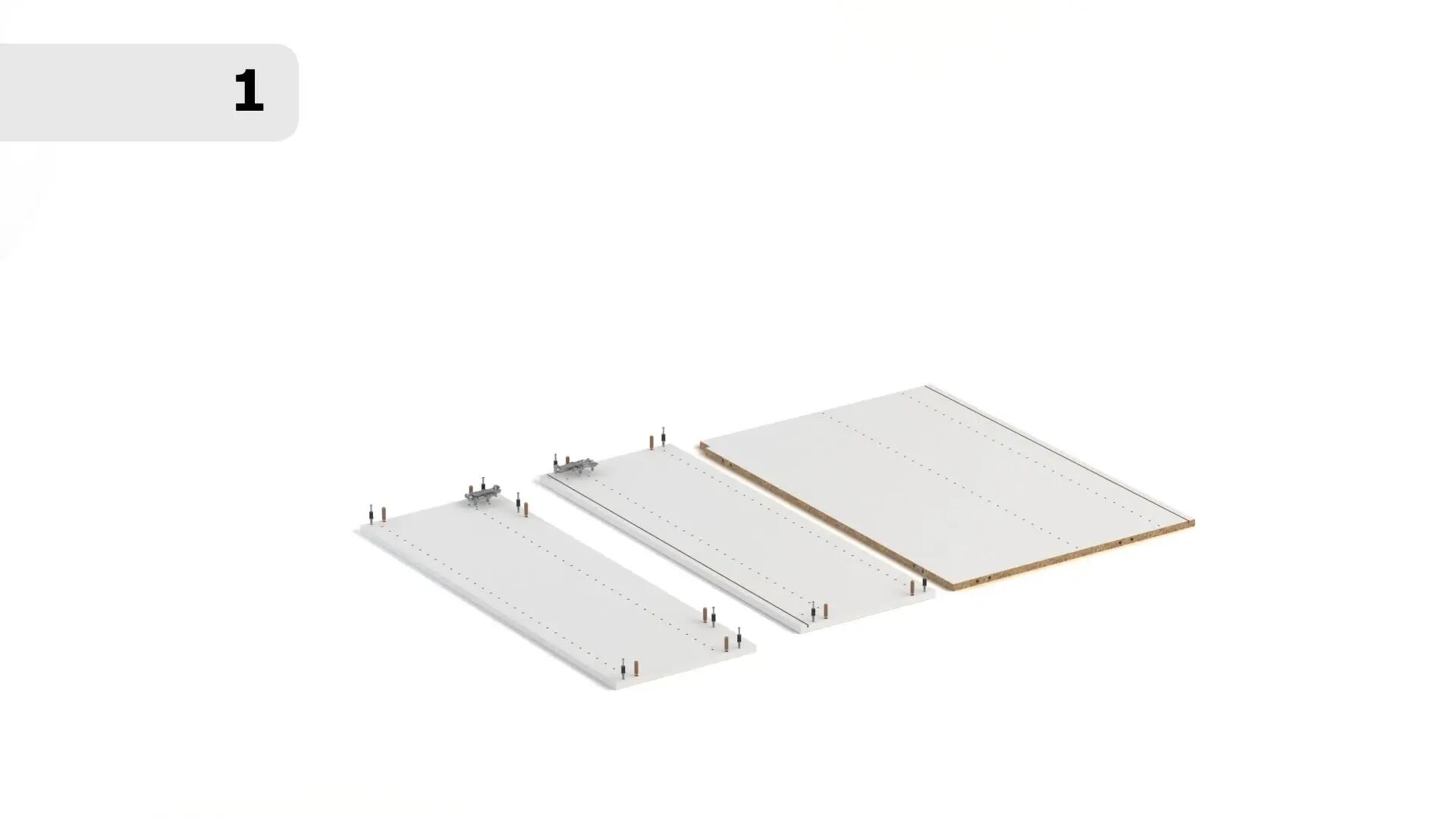 Módulo superior de canto Delinia 67X35X103CM cinza - 6