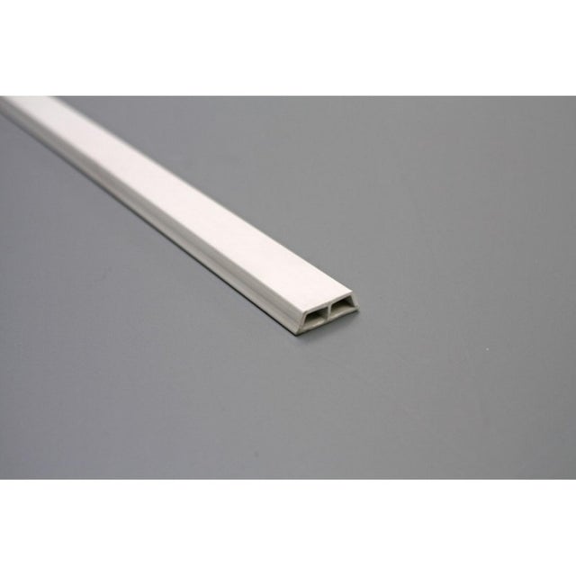 Junquillo de pvc para mortero monocapa 2M blanco