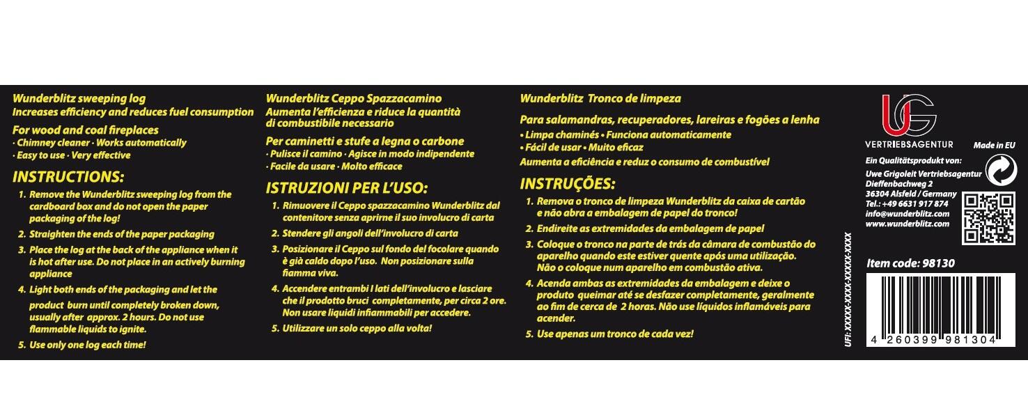 TRONCO DE LIMPEZA WUNDERBLITZ 850g - 3