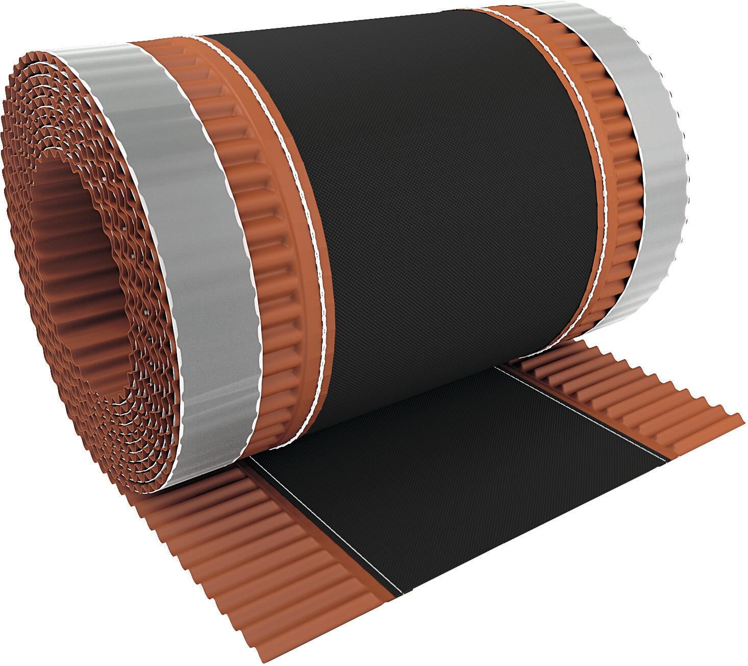 Griglia Ventilazione Tetto 100 Mm | Rotolo 2x5 M Polipropilene | Rosso Mattone | Anti-Animali, Anti-Foglie - Foto 8