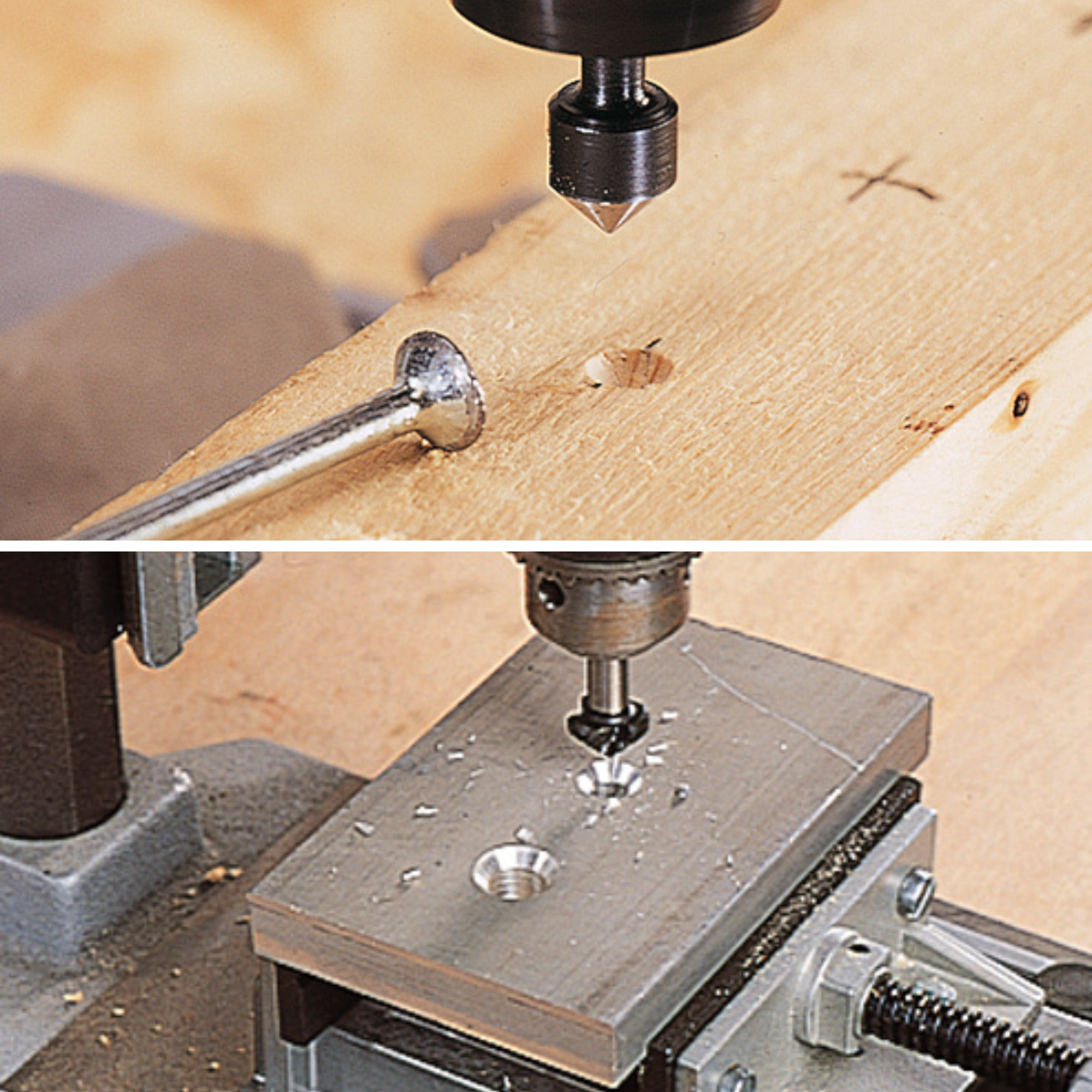 Lot de 3 fraises de perçage tige Diam.6/12/16 mm WOLFCRAFT - 3