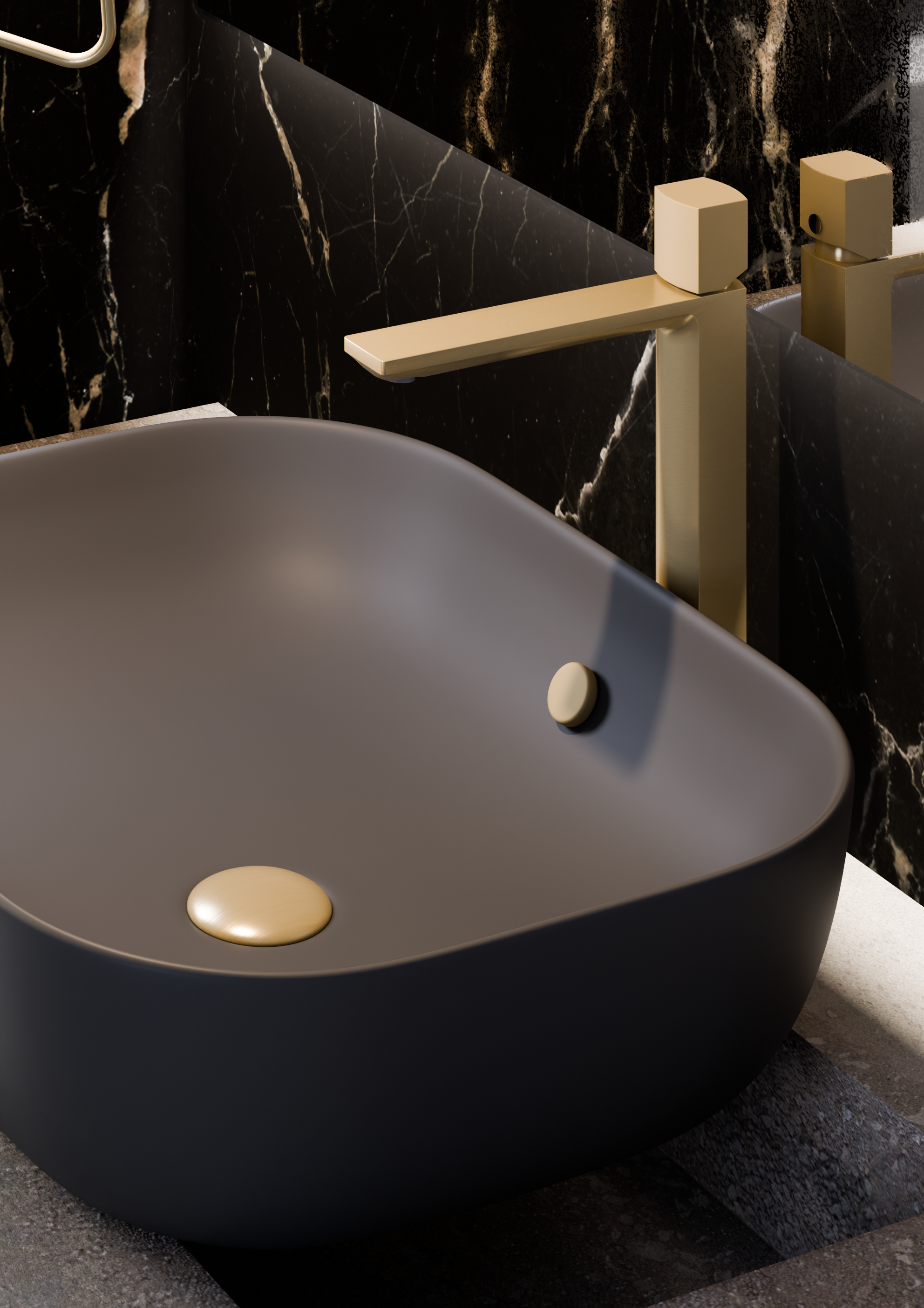 Piletta per bidet e lavabo click-clack AQUASANIT attacco  1 1/4