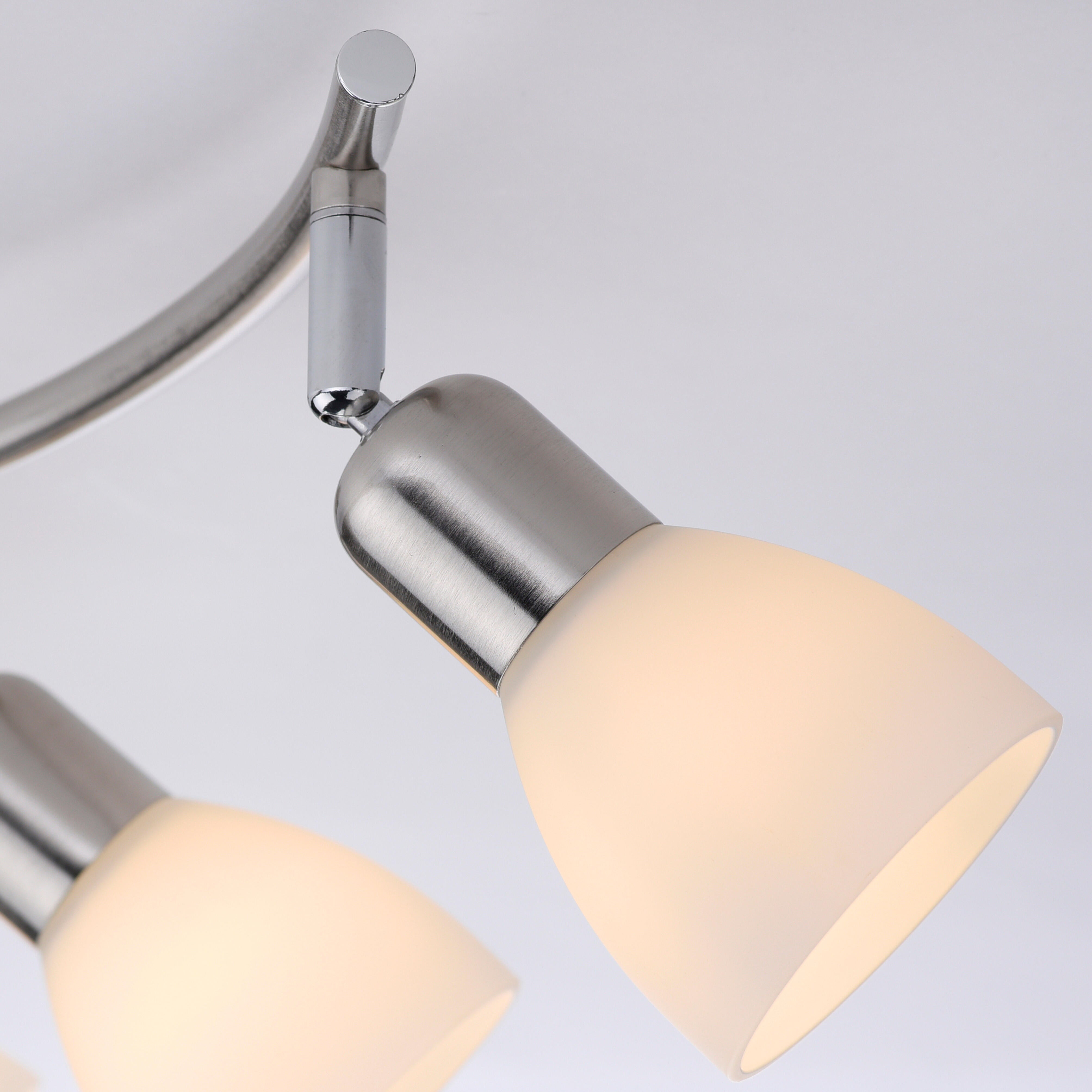 Foco Karo  con casquillo E14 gris / plata 23 cm  - 6