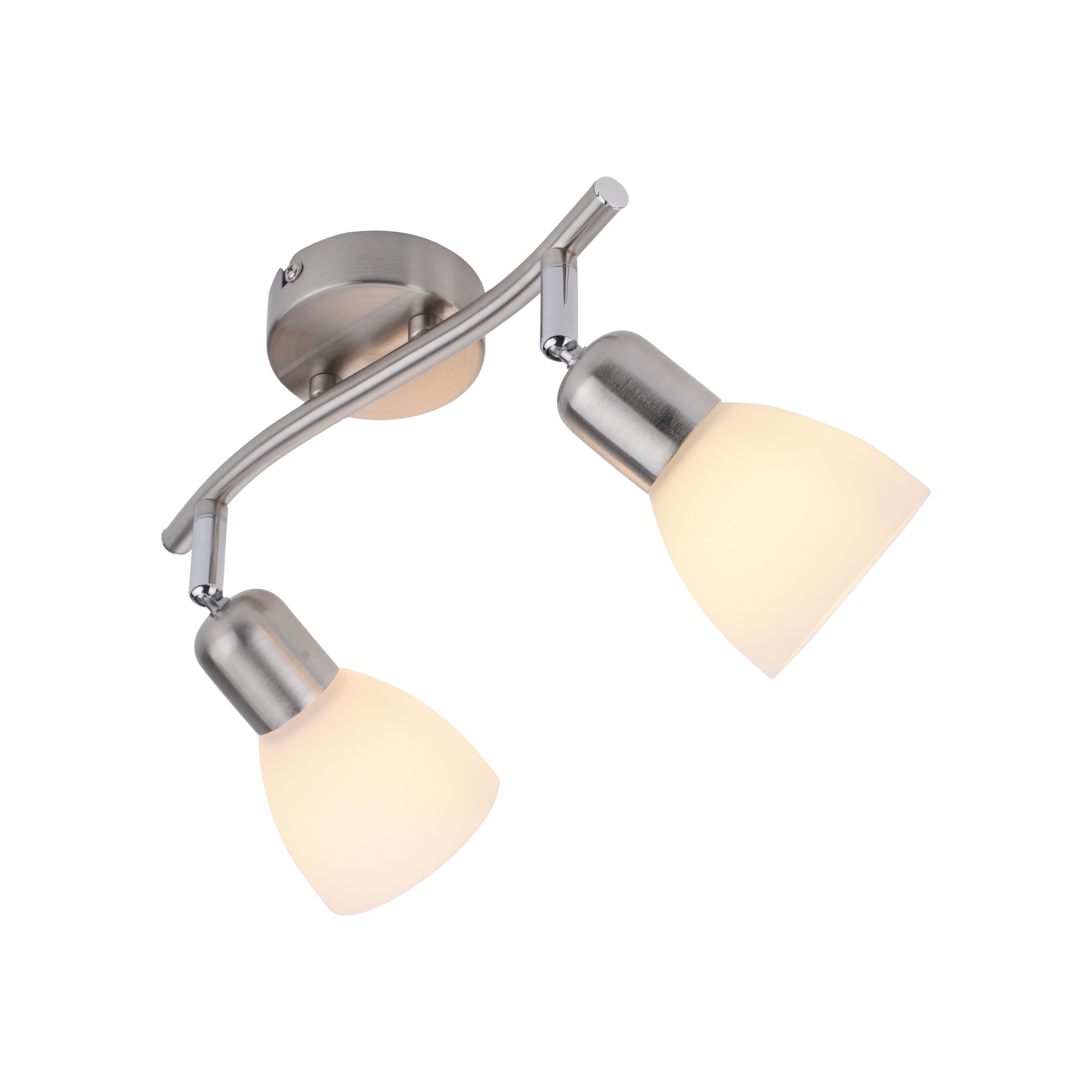 Foco Karo  con casquillo E14 gris / plata 23 cm  - 3