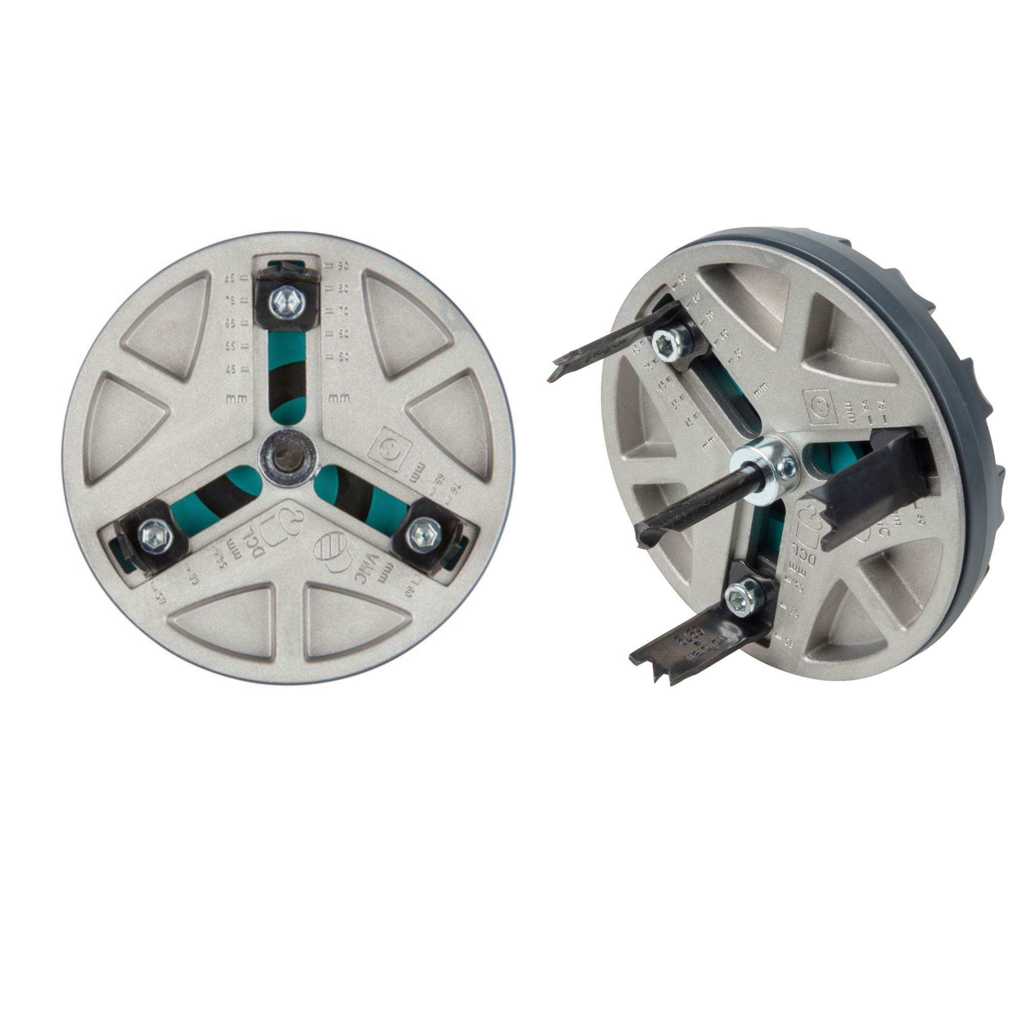 Sierra de corona wolfcraft ajustable universal 45-90 mm