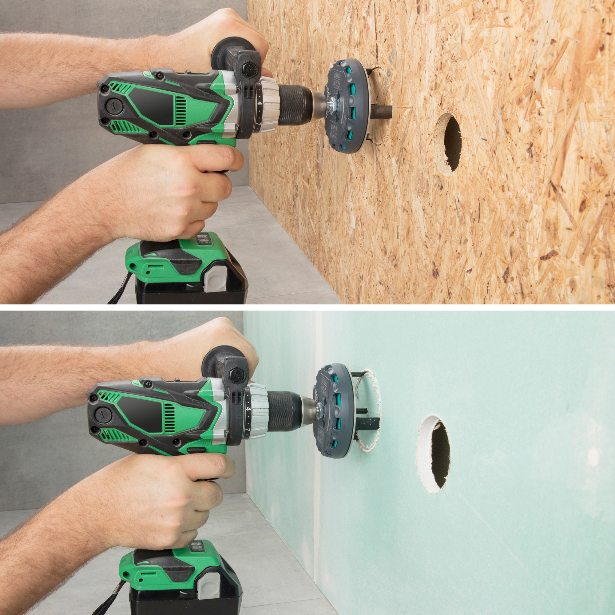 Scie cloche réglable wolfcraft diam.45,50,55,60,65,70,75,80,85,90mm - 4