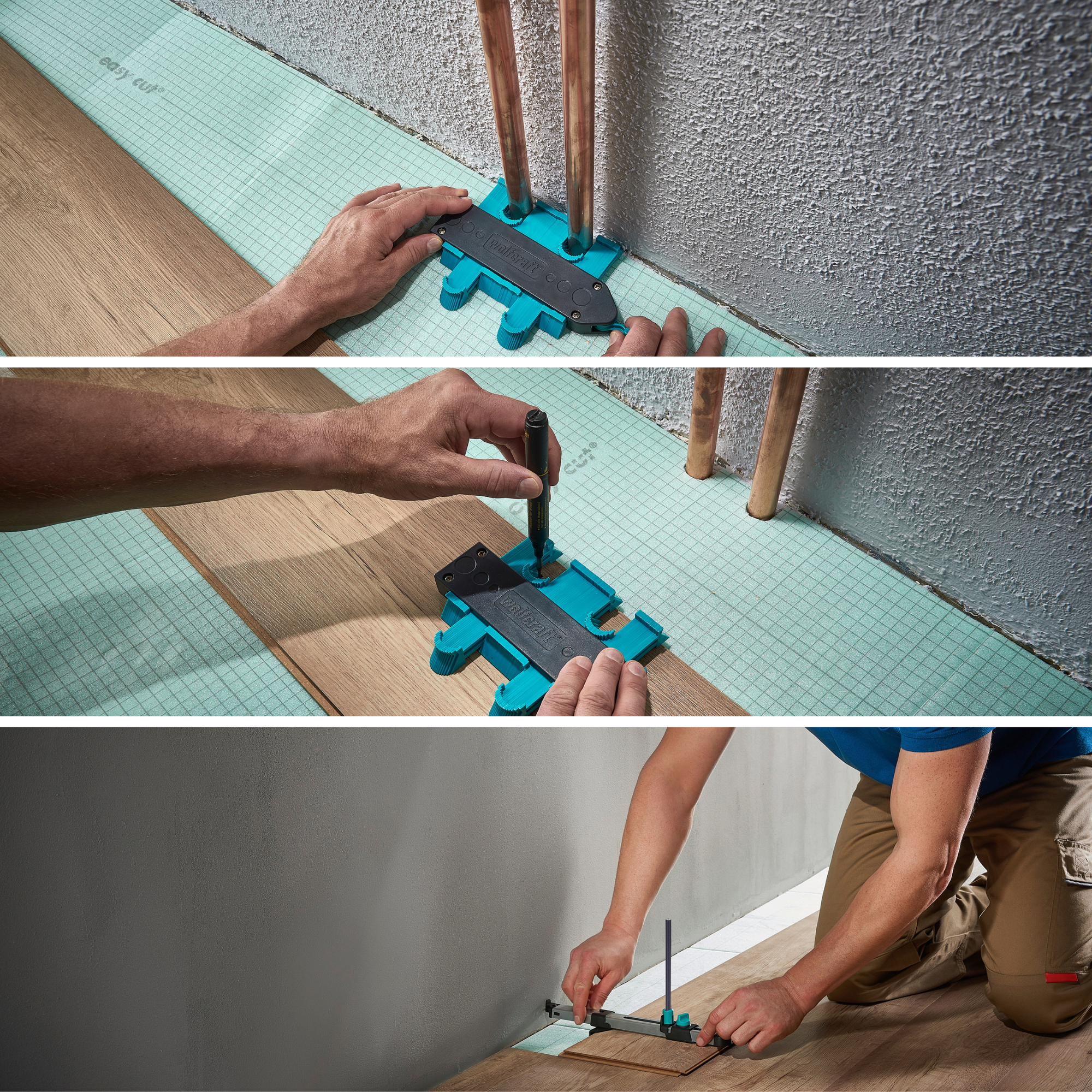 Kit d'outils de mesure pose parquet WOLFCRAFT - 2