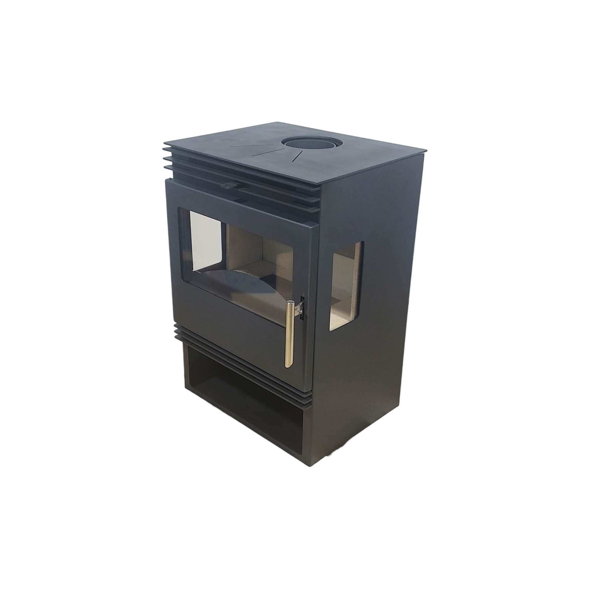 Estufa de leña eco pisano-1 de 6,8 kw