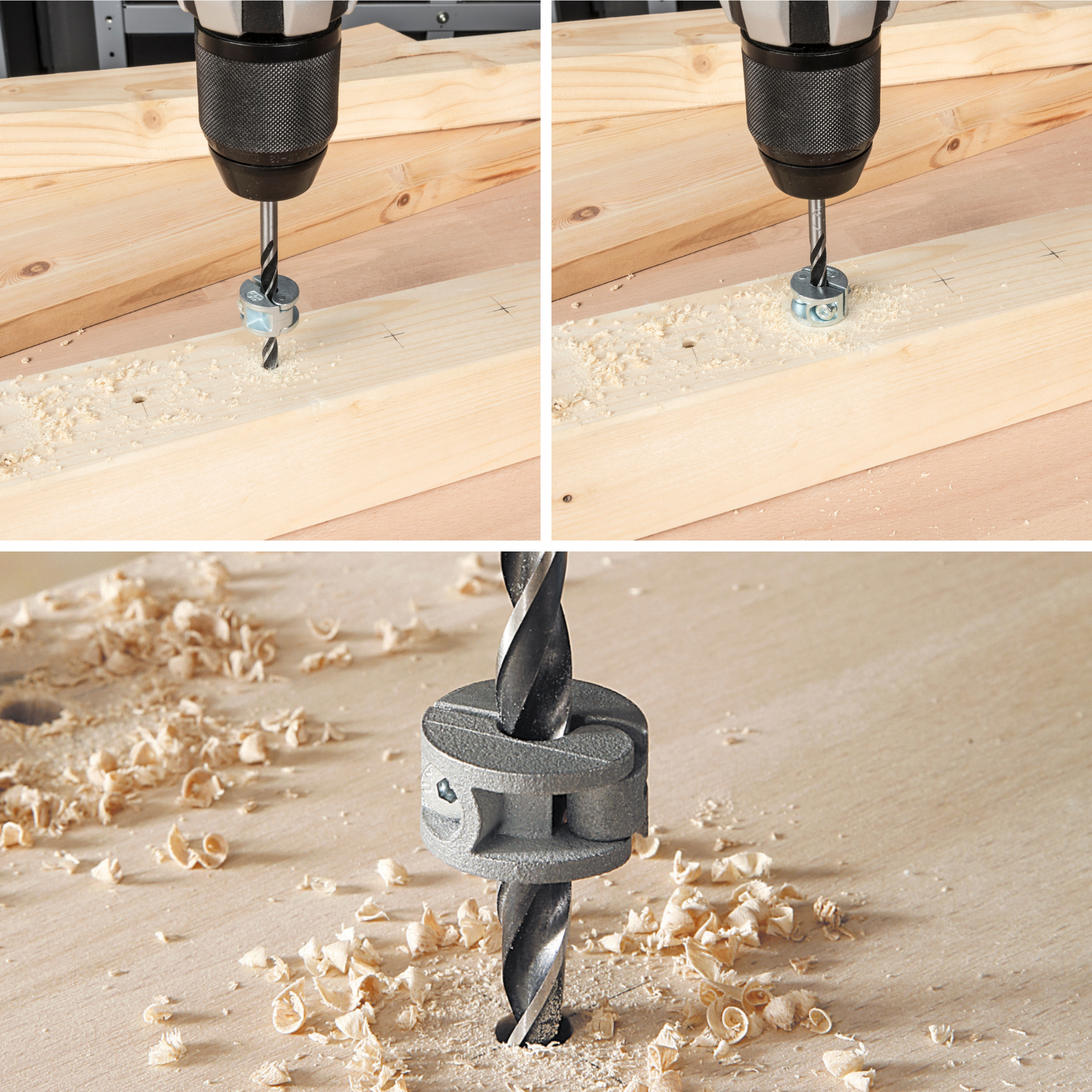 Accessoires de perçage bois, Diam.6, 8 et 10 mm WOLFCRAFT - 3