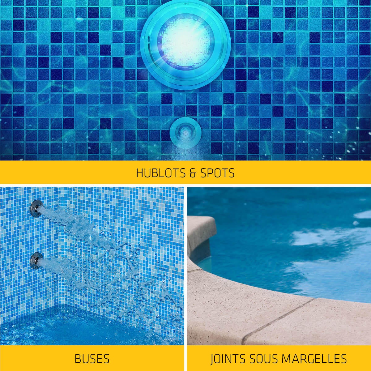 Mastic silicone SIKA Sikaseal Piscine & Bassin blanc 300ml - 4