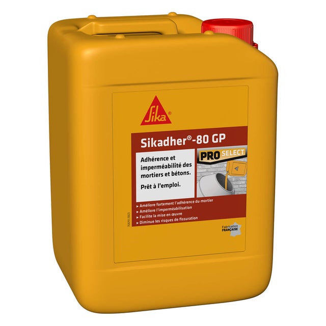 Résine d'adhérence pour mortier prête à l'emploi SIKA Sikadher 5 l blanc
