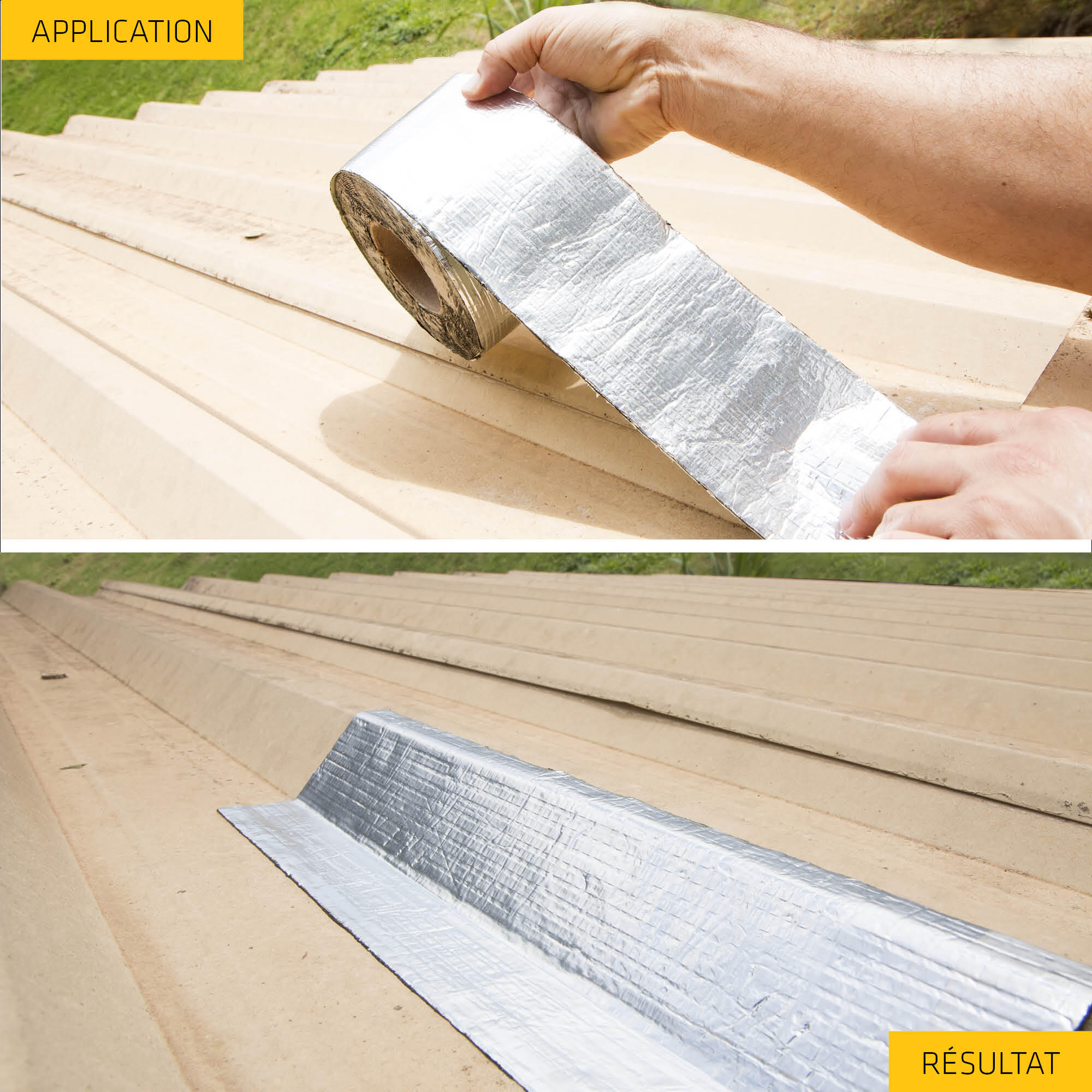 Bande adhésive d'étanchéité SIKA Multiseal L.3 x l.0.1 m 1150 g/m² - 3