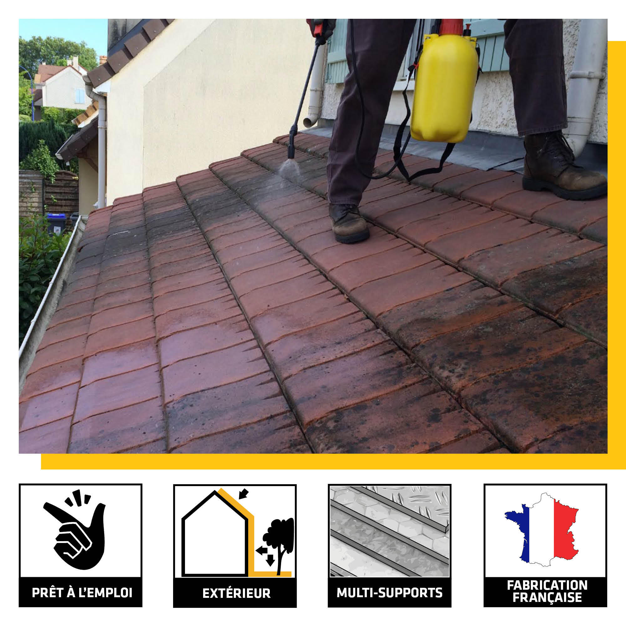 SIKA Stop traitement pour toitures, façades et terrasses 20 L - 2