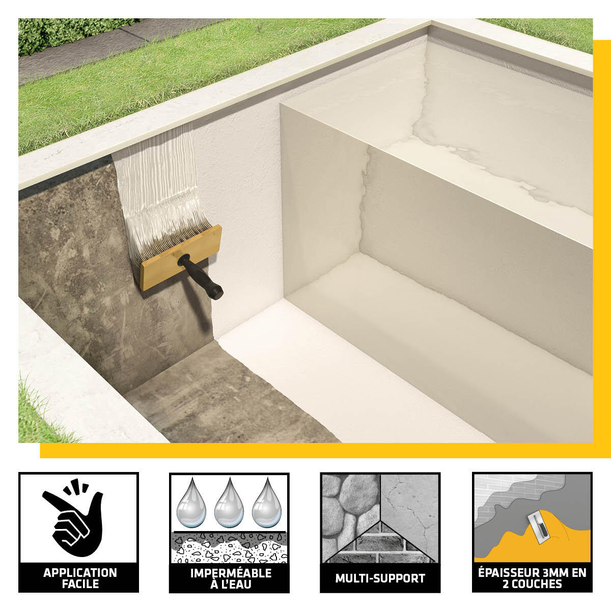 Imperméabilisant SIKA SikaTop Piscine + Cave 18.48 kg blanc - 3