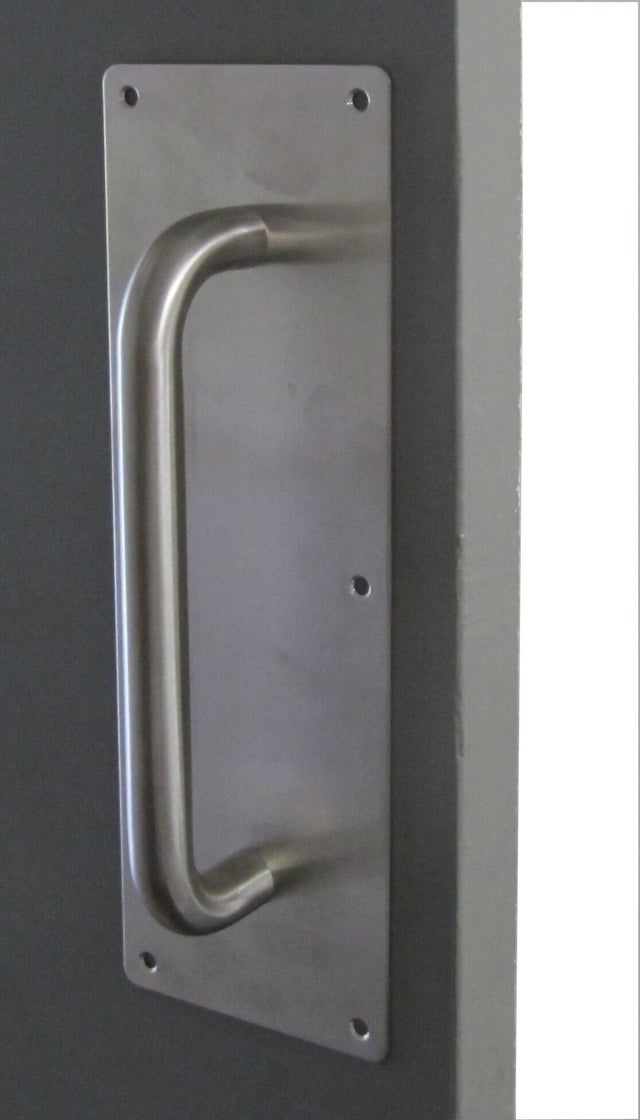 Poignee de tirage en inox CHAINEY, entraxe 200 mm, H.40 mm