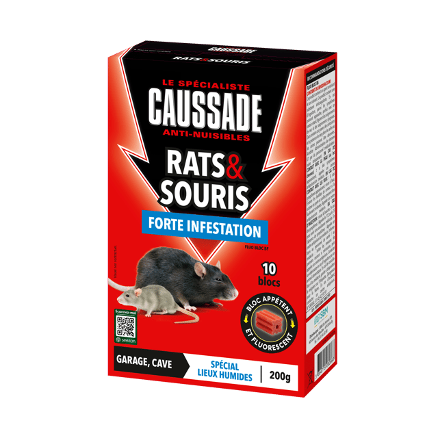 Antirats et souris CAUSSADE, 200g