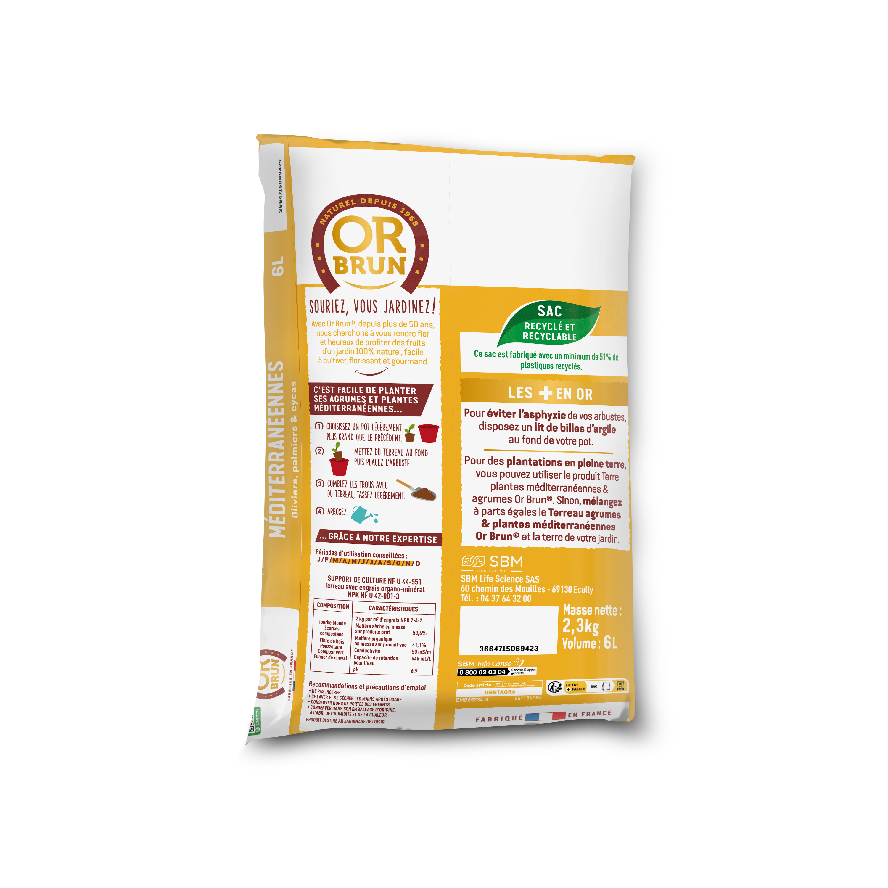 Compost OR BRUN, 6 l - 4