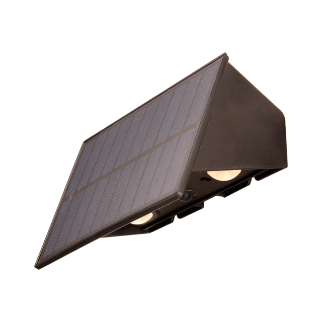 Candeeiro de parede exterior solar dimável 160lm ip54 3000k