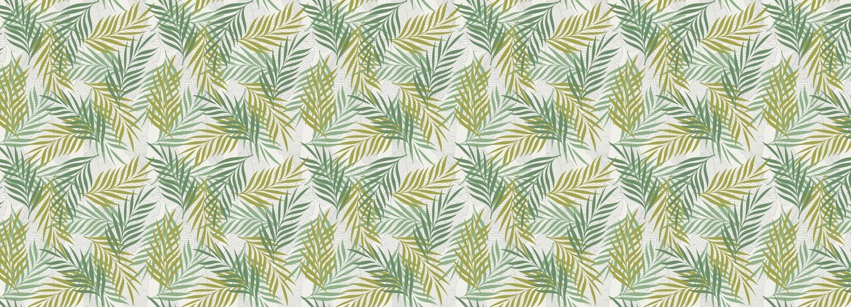 Nappe enduite rond polyester antitâche vert Rain forest - 2