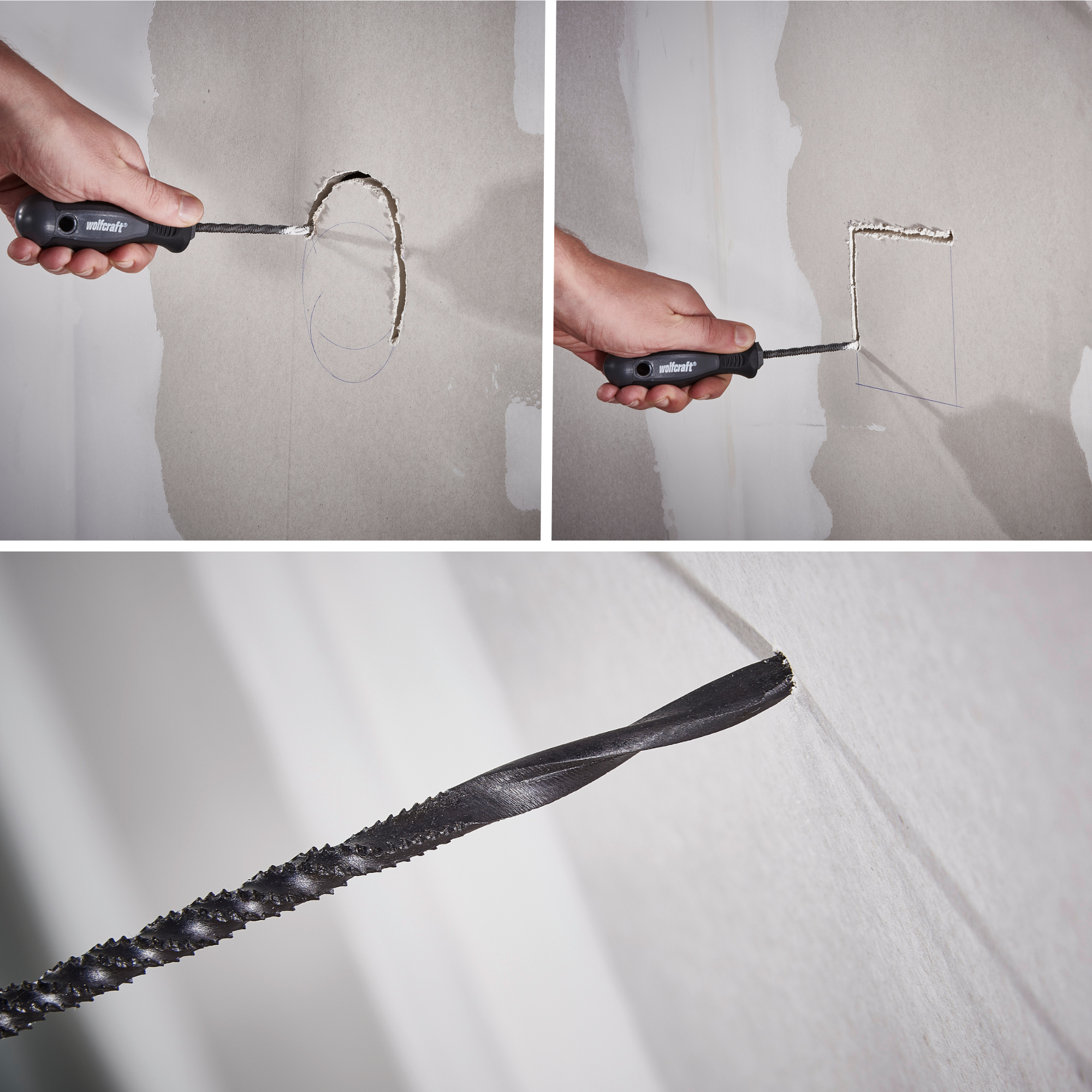 Vrille pour plaque de plâtre WOLFCRAFT diam. 5mm - 3