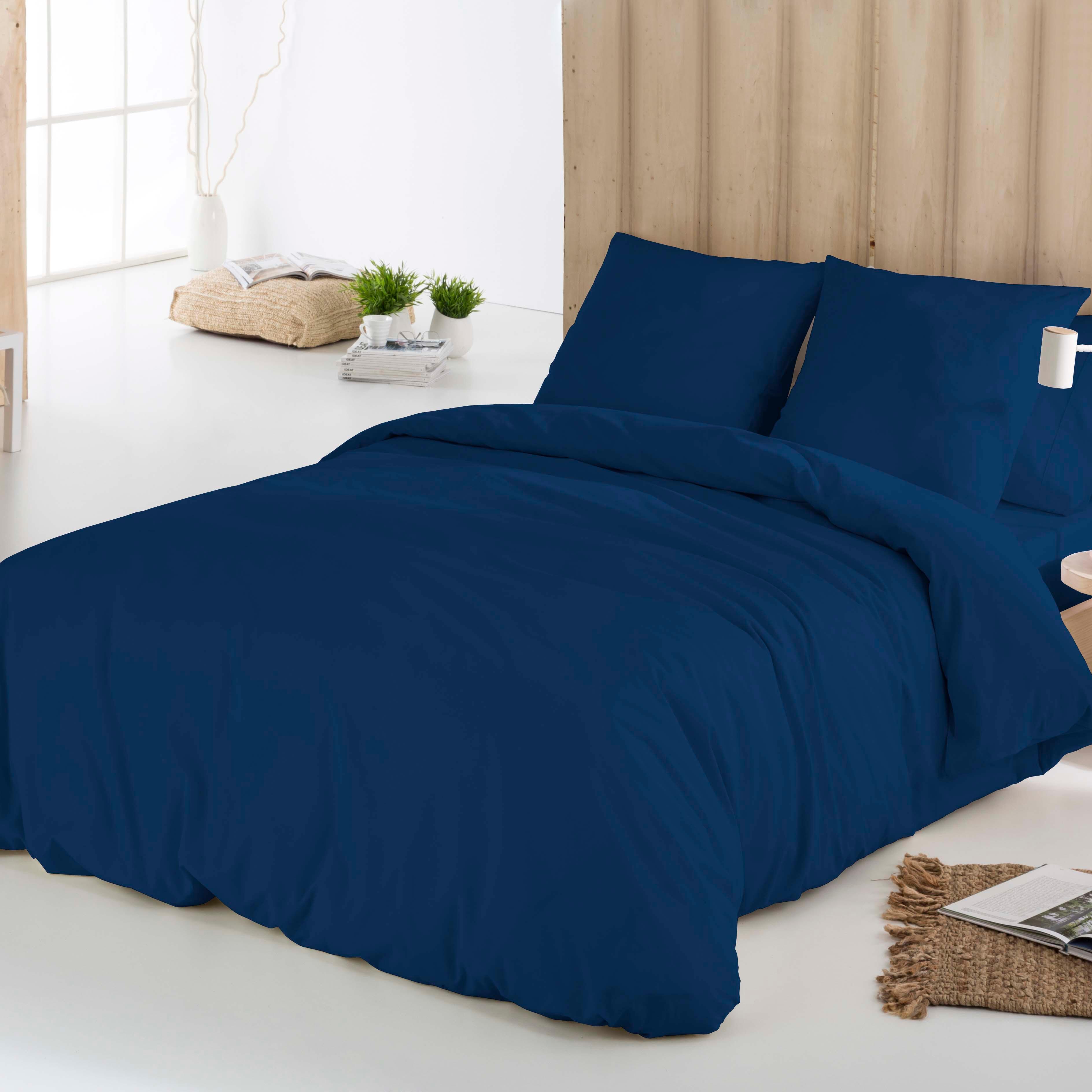 Icehome  Juego Funda Nórdica Para Cama 150 Cm Azul , Leroy Merlin