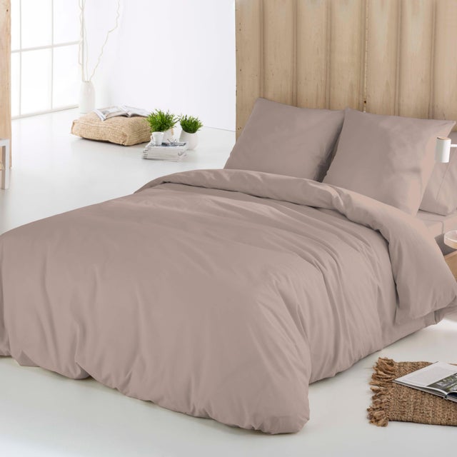 Juego de funda nórdica beige para cama de 180 cm