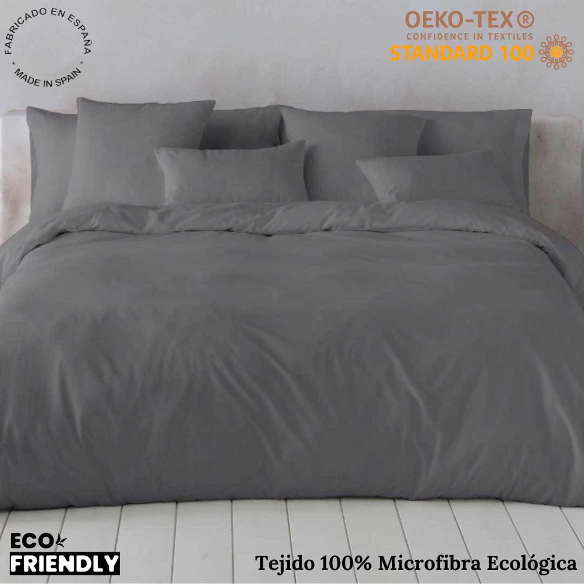 Juego funda nórdica GRIS para cama 135 cm - 4