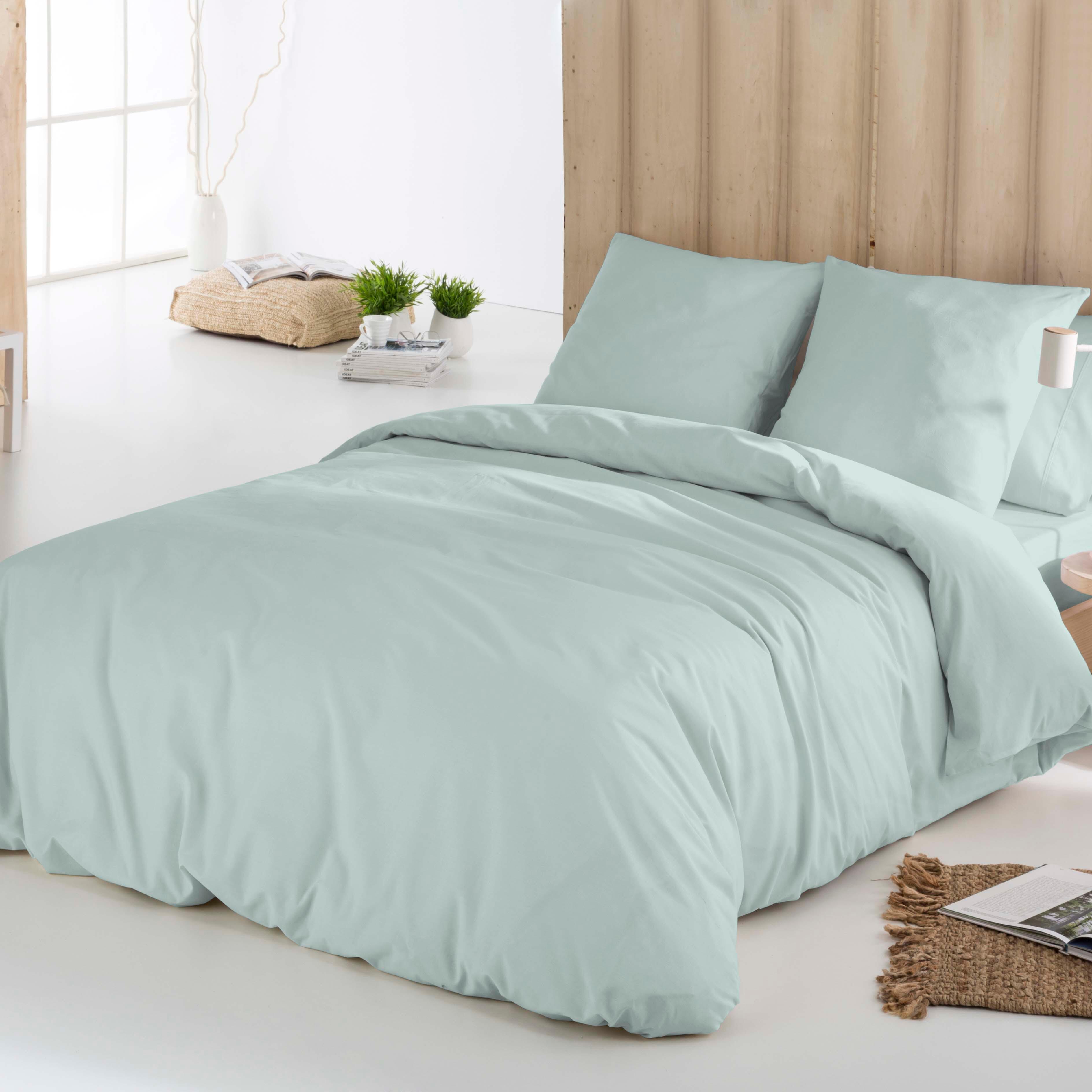 Icehome  Juego Funda Nórdica Para Cama 150 Cm Verde , Leroy Merlin