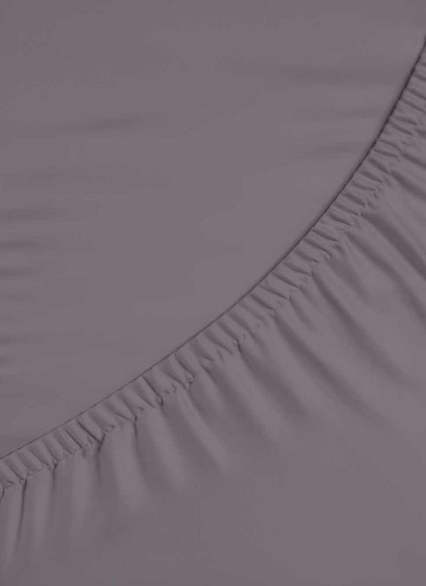 Sábana bajera GRIS para cama de 150 cm - 2