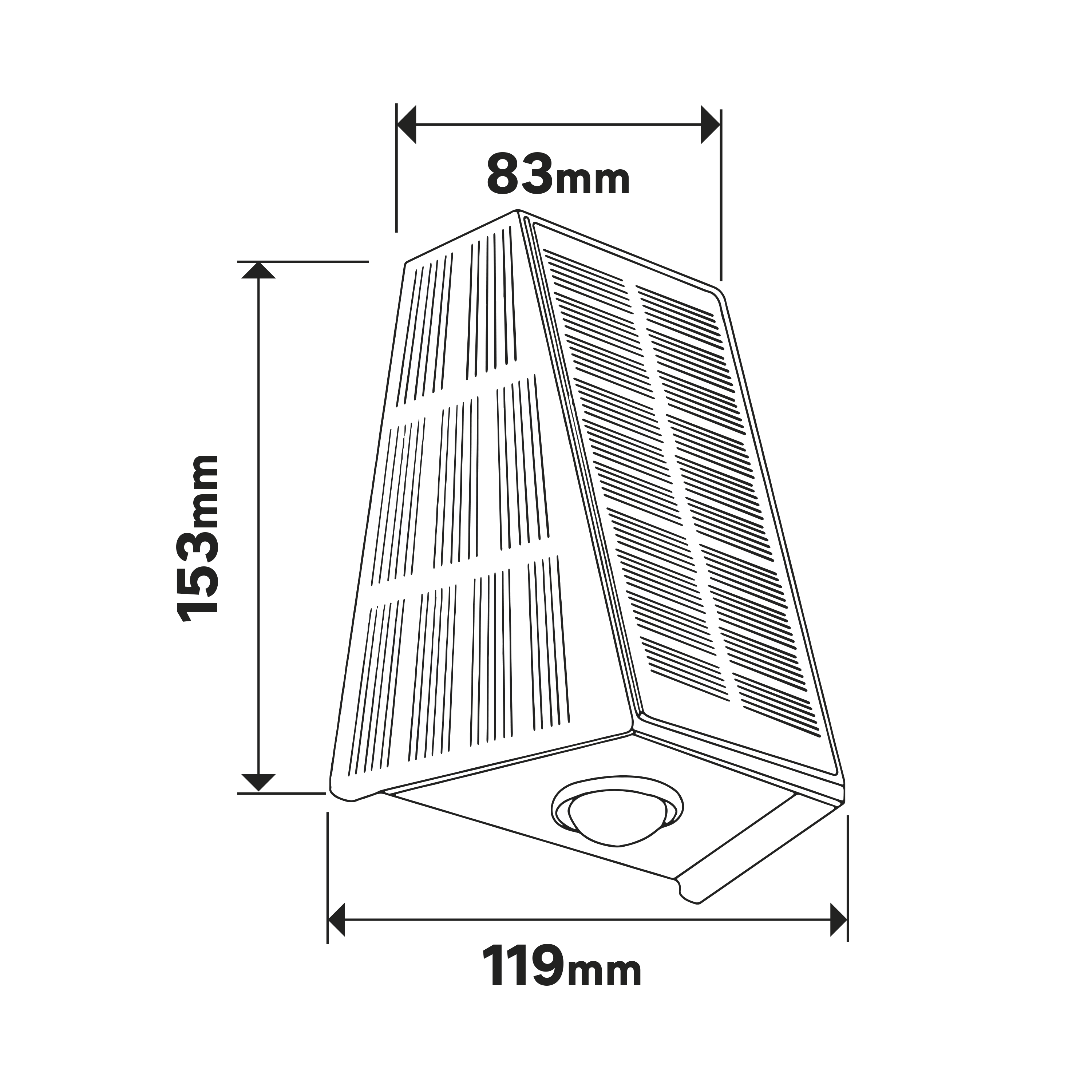 Applique solaire 110 lumens blanc neutre, Balboa INSPIRE - 5