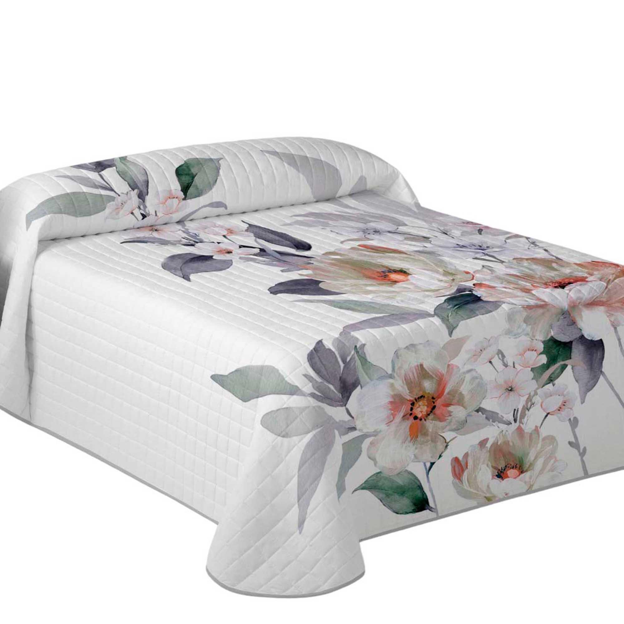 Colcha de cama CHEER 250x270 cm blanco para cama 150 cm - 2