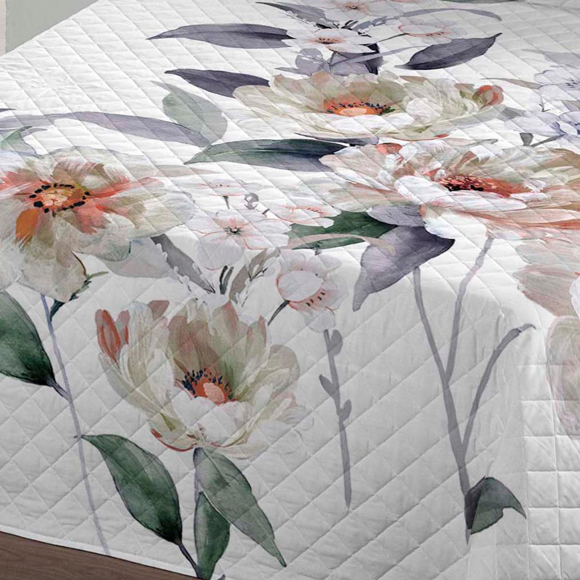 Colcha de cama CHEER 250x270 cm blanco para cama 150 cm - 6