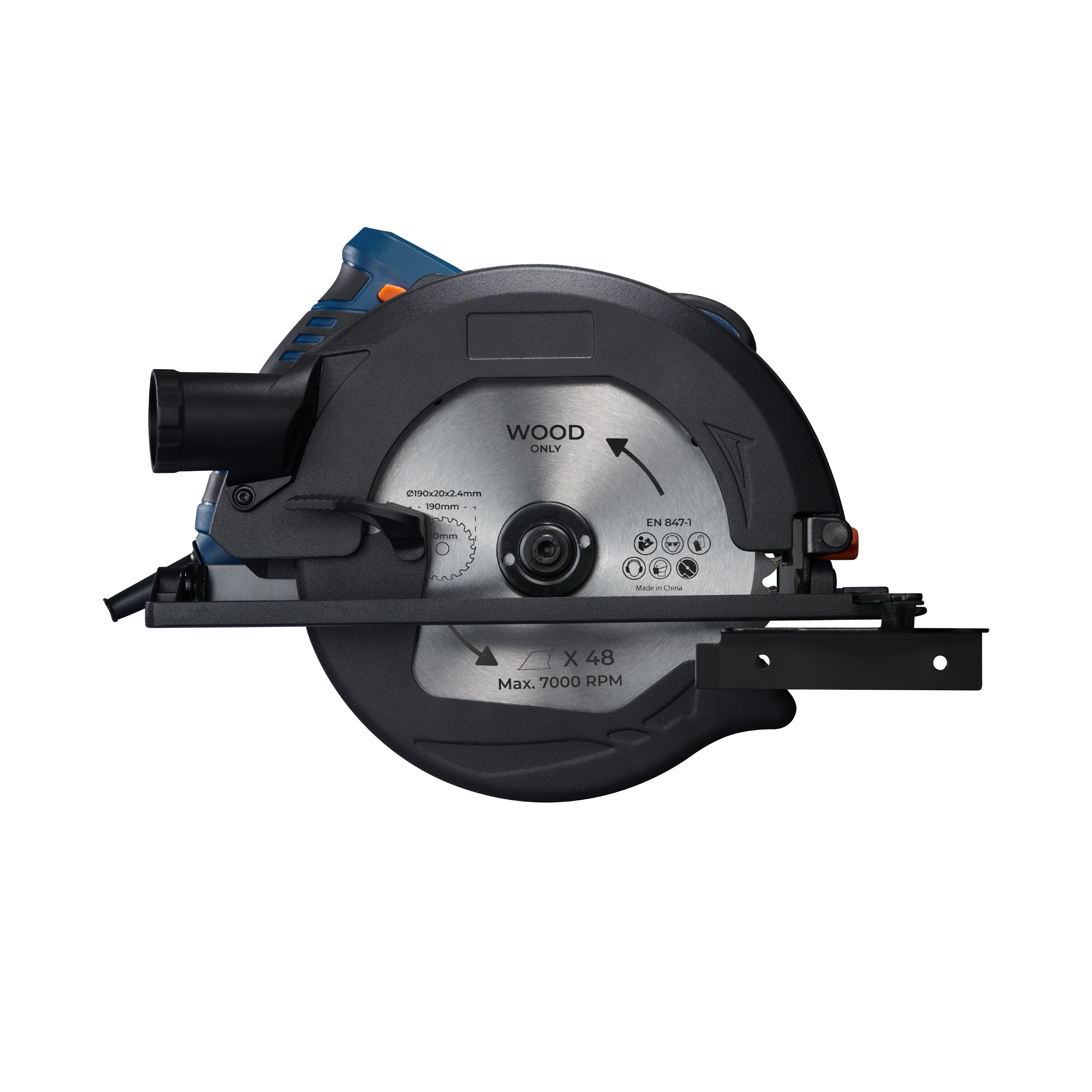 Przewodowa pilarka tarczowa 1400 W 190/20 mm DEXTER - 6