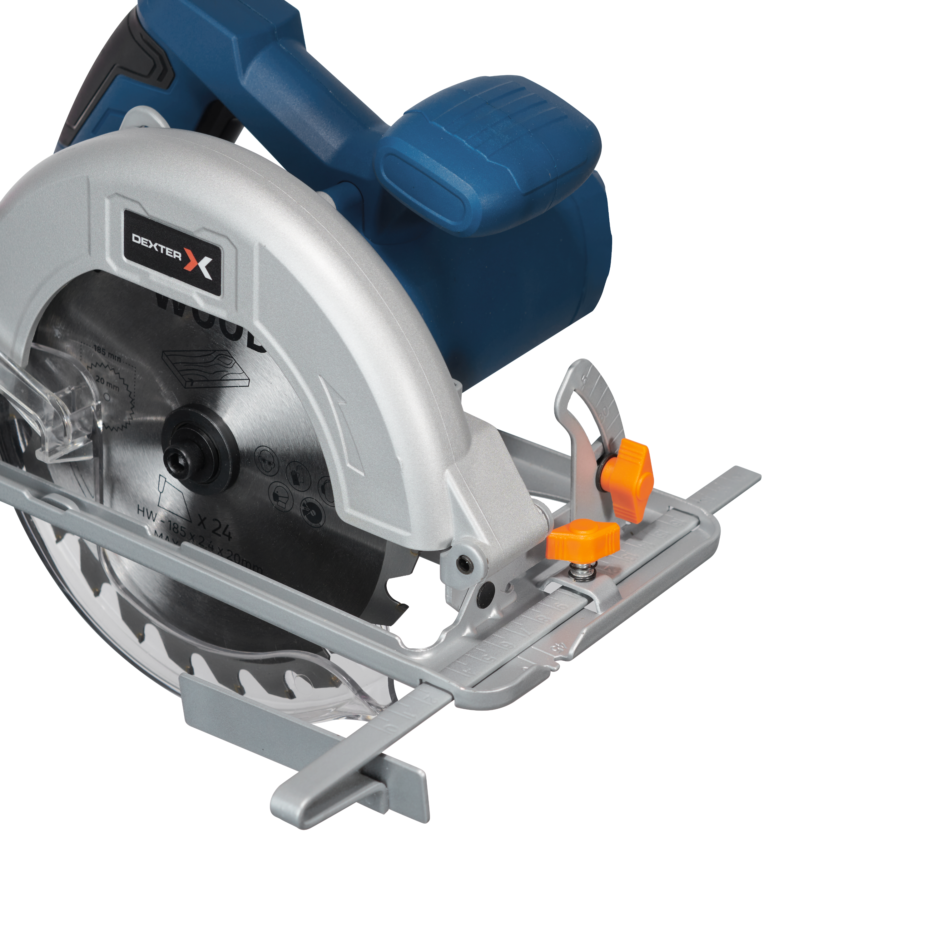 Pilarka tarczowa przewodowa 185/20mm 1200W 24Z Dexter - 12
