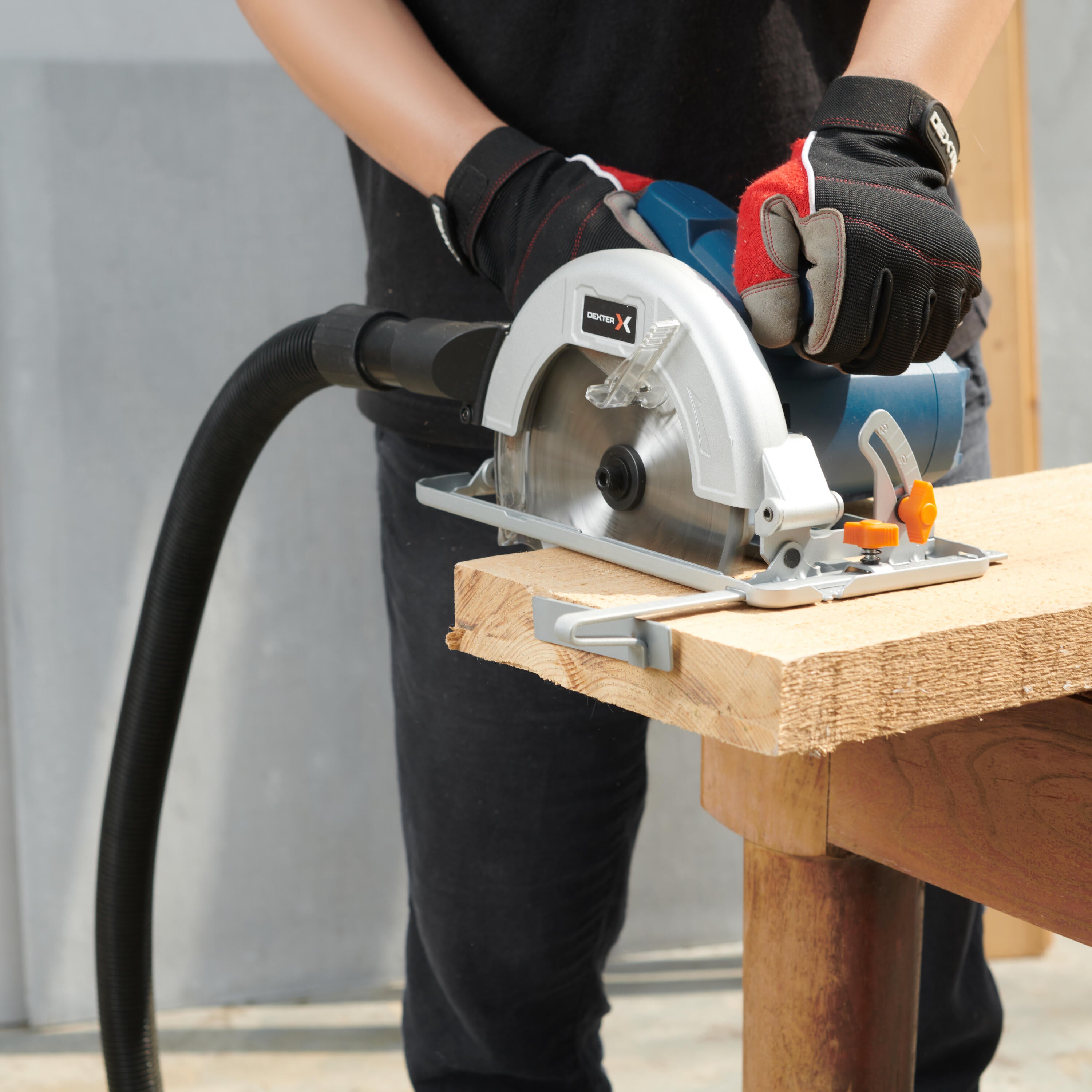 Scie circulaire filaire DEXTER, 1200.0 W, 185 mm - 5