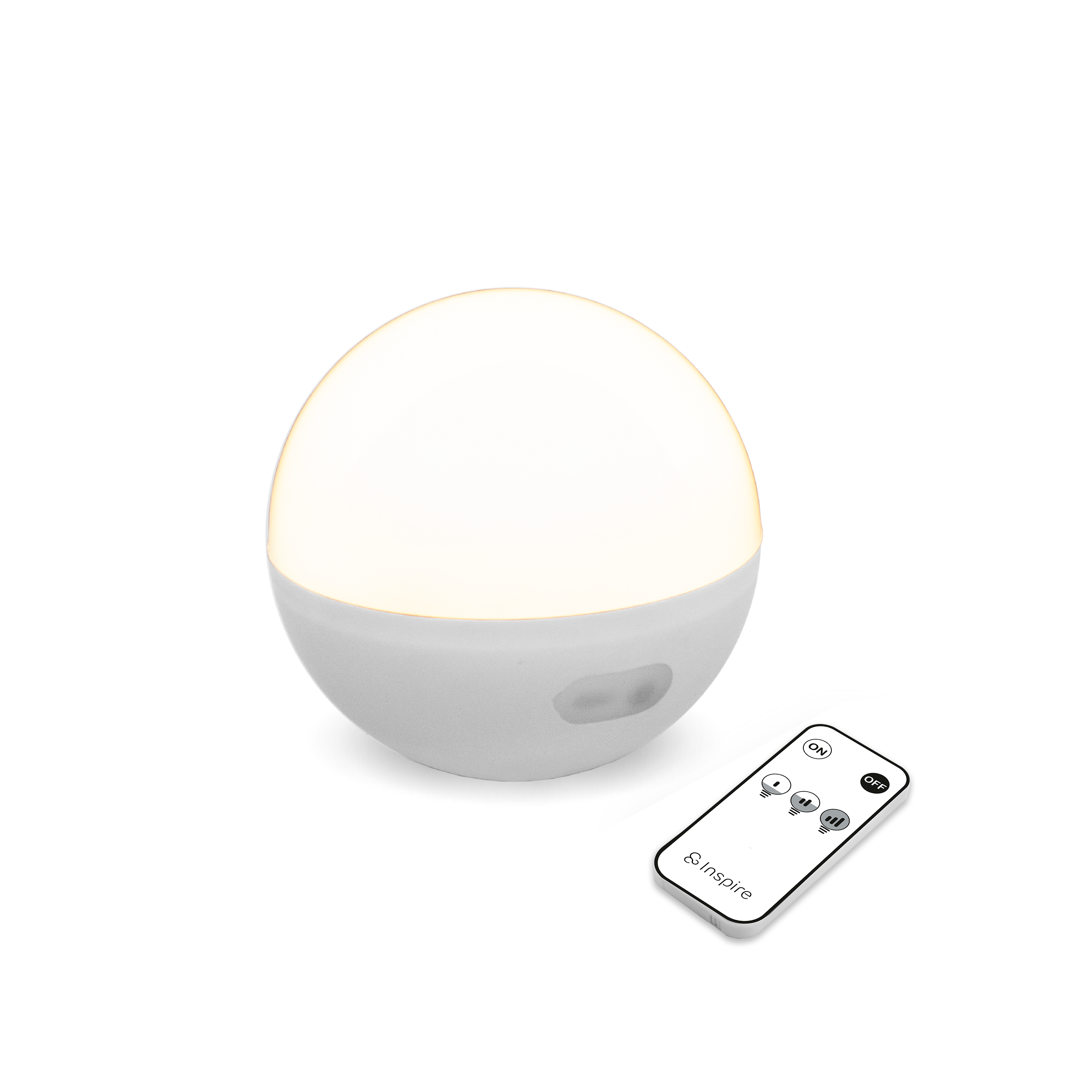 Lámpara de mesa sin cable LED con control de la intensidad de la luz Caspe Dolci INSPIRE con estructura verde pantalla verde luz cálida 3000K - 18
