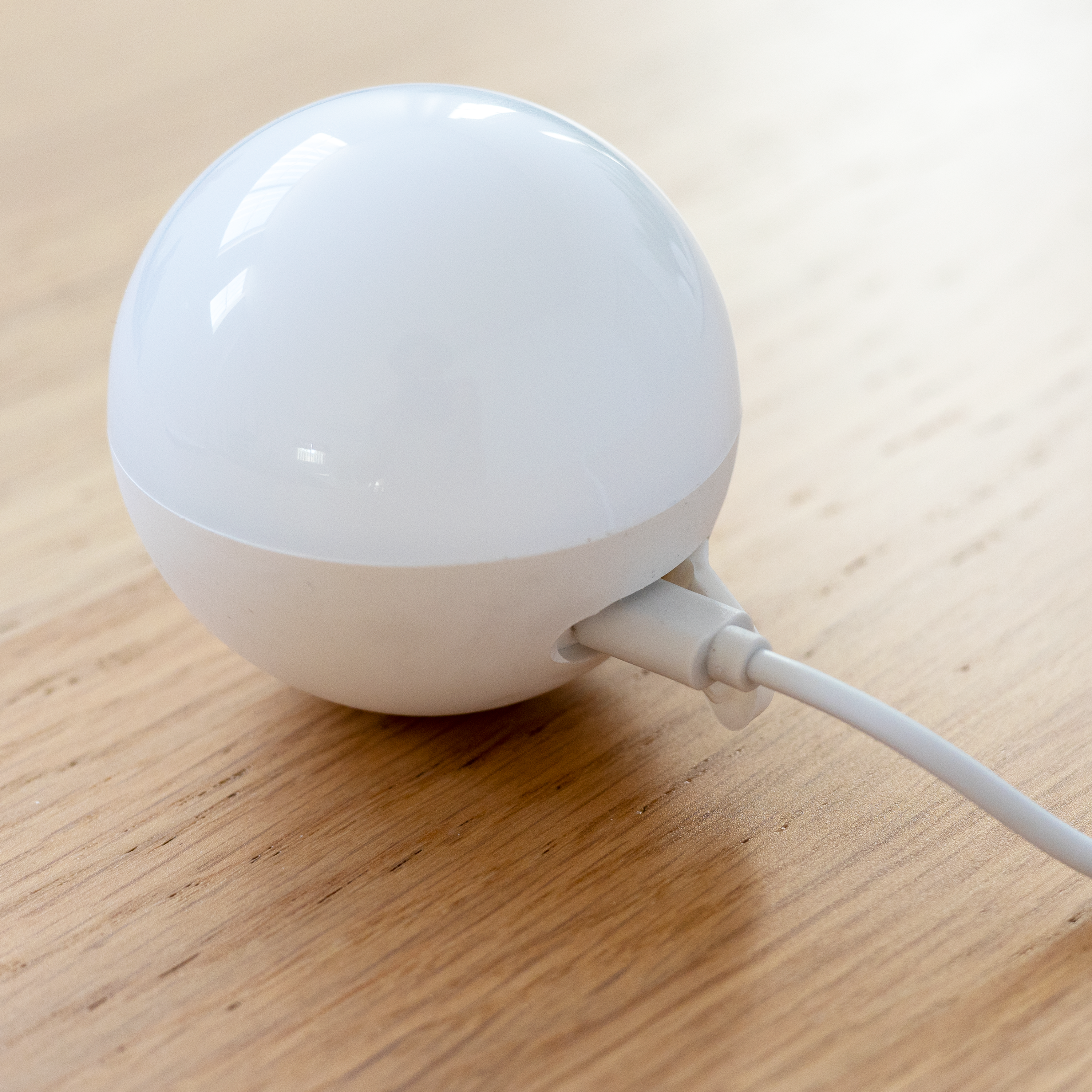 Lámpara de mesa solar sin cables de bambú exterior marrón luz LED intensidad regulable INSPIRE Okinawa 29 IP54 y 6hrs autonomía - 5