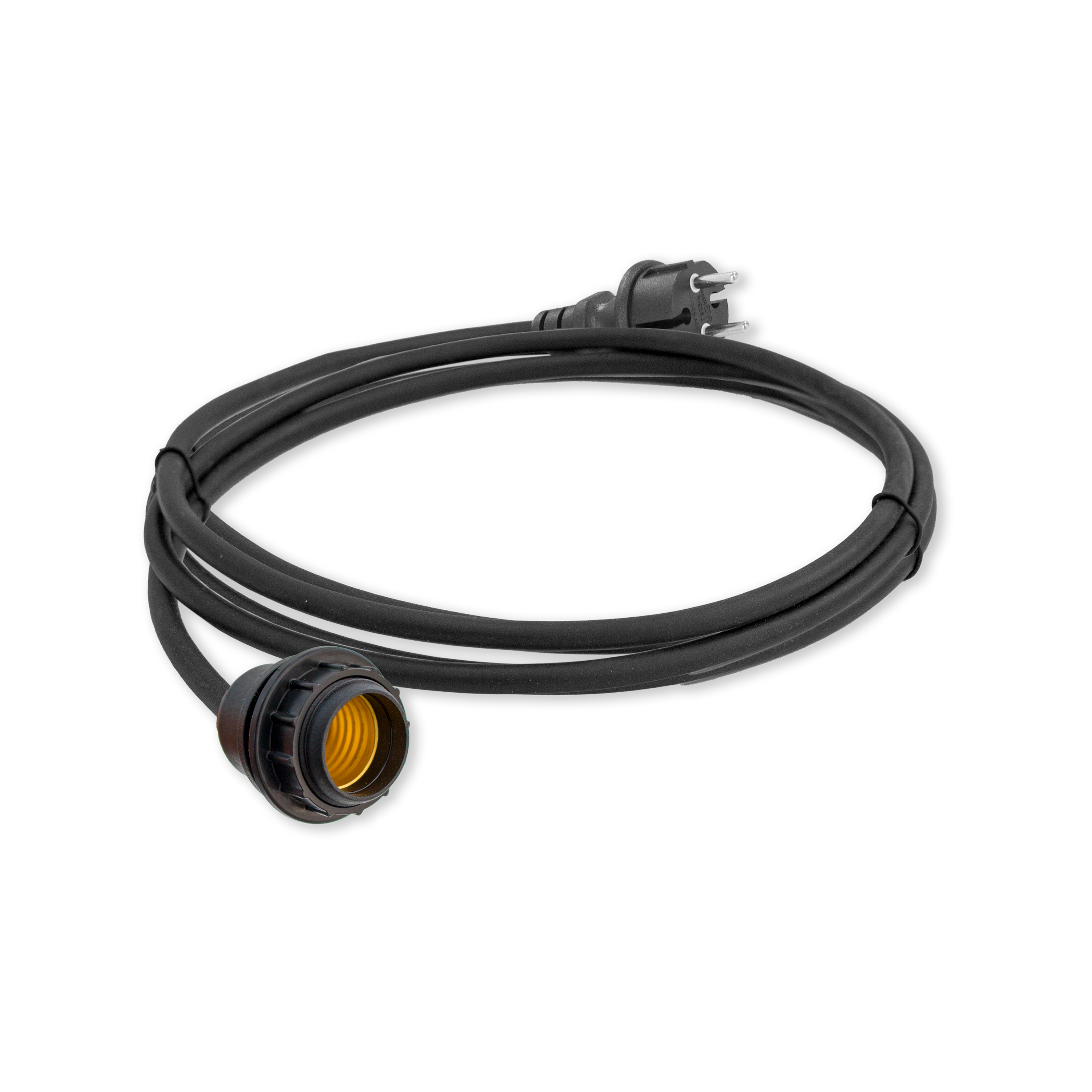 Lámpara de techo colgante de exterior de mimbre marrón 1 luz E27 INSPIRE Cambril 45 cm - 6