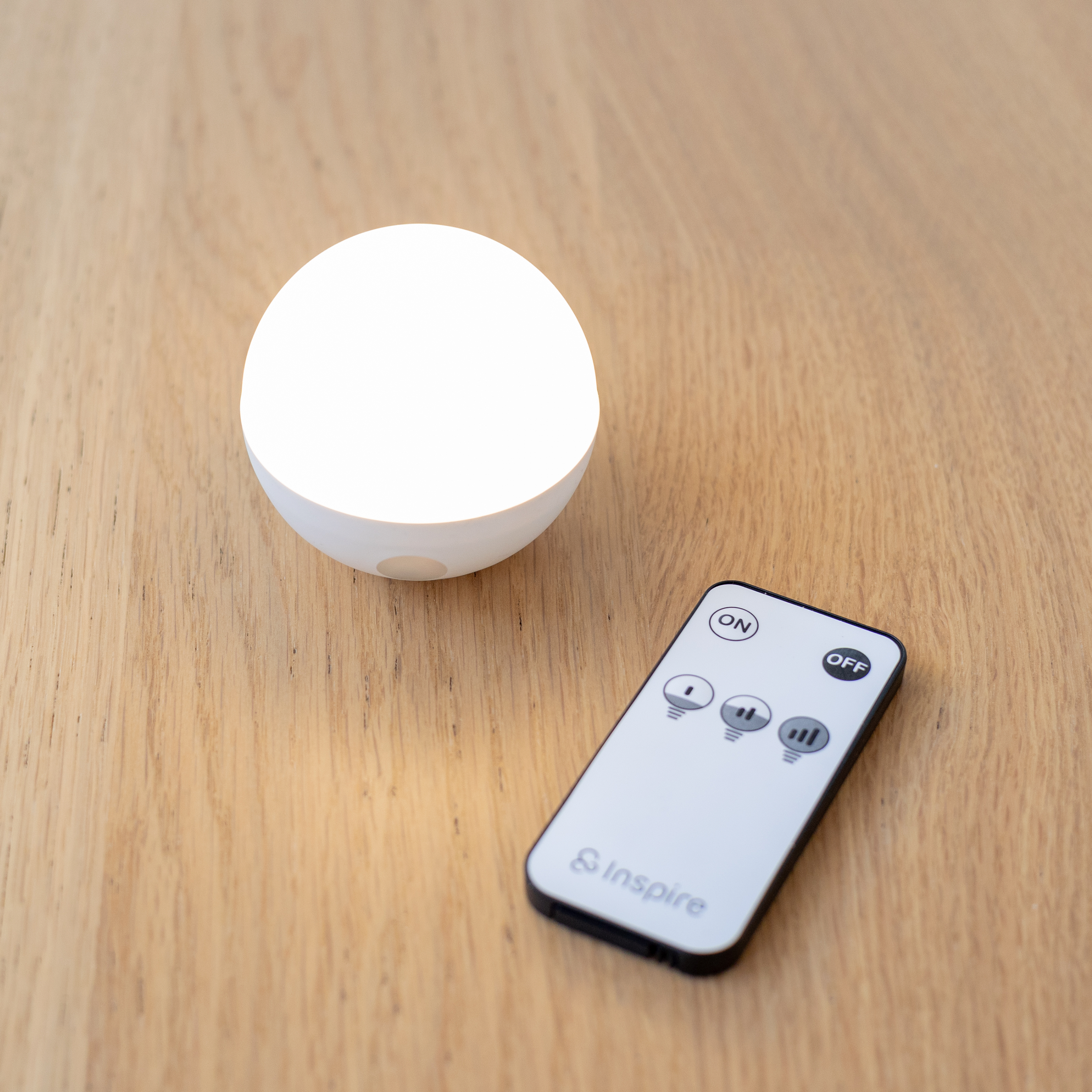 Lot 3 mini boules Led rechargeable 300 Lm intensité variable Mini Caspe INSPIRE - 12