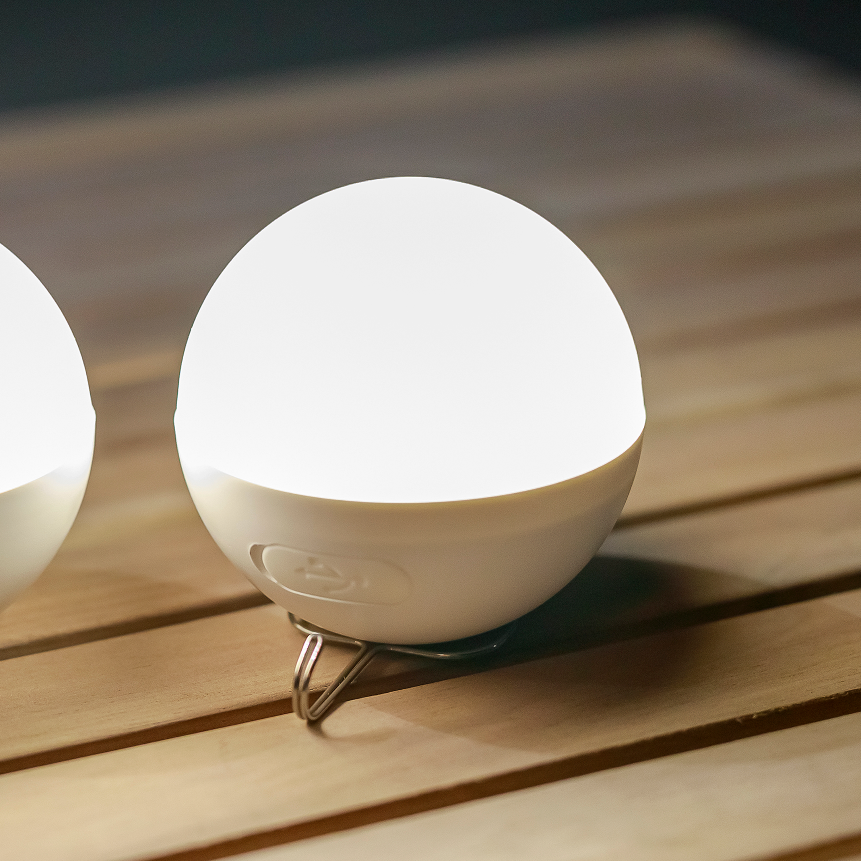 Set 3 lampade da esterno LED Mini Caspe Umbrella H 6.5 cm, magnetiche, luce bianco caldo INSPIRE - 13