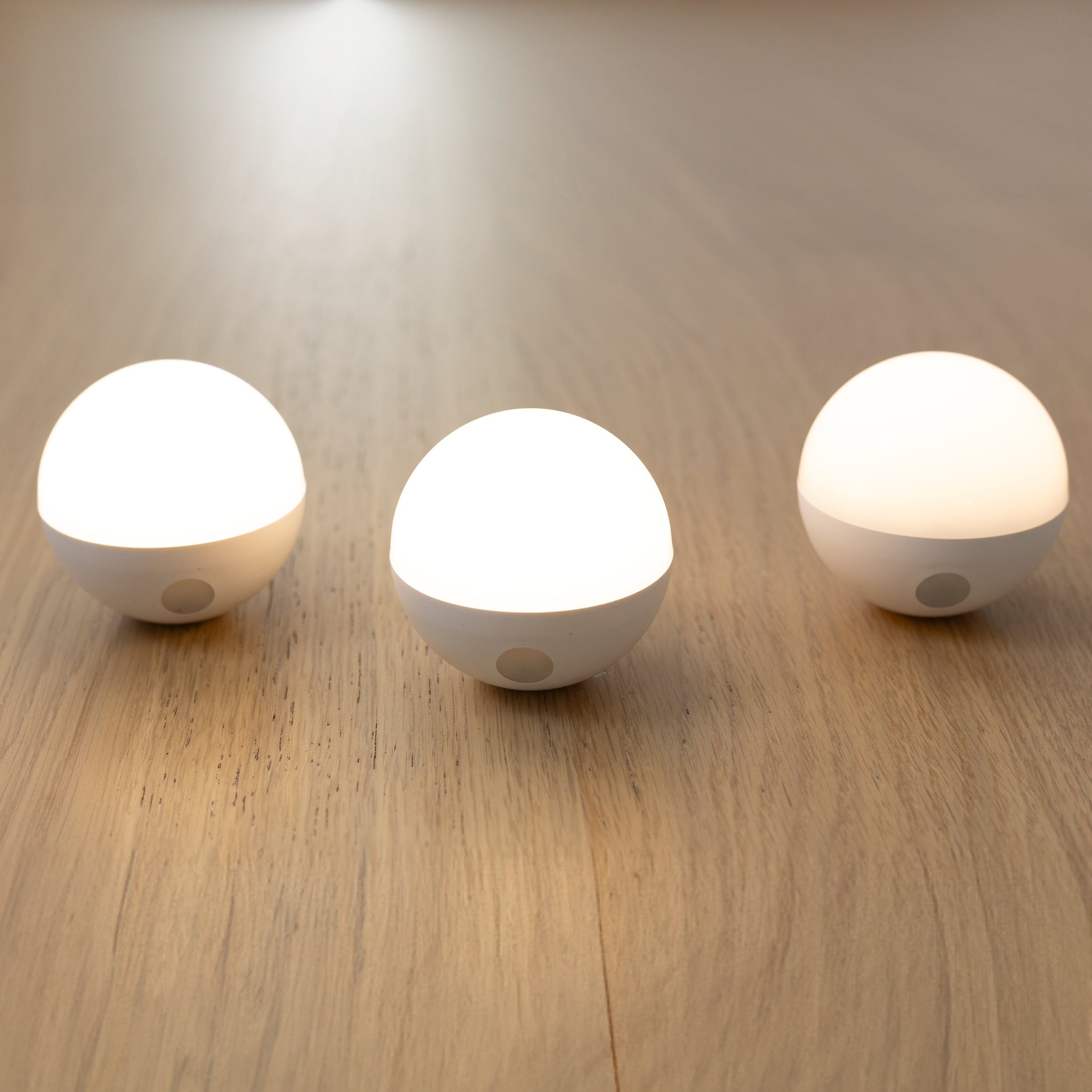 Lot 3 mini boules Led rechargeable 300 Lm intensité variable Mini Caspe INSPIRE - 6