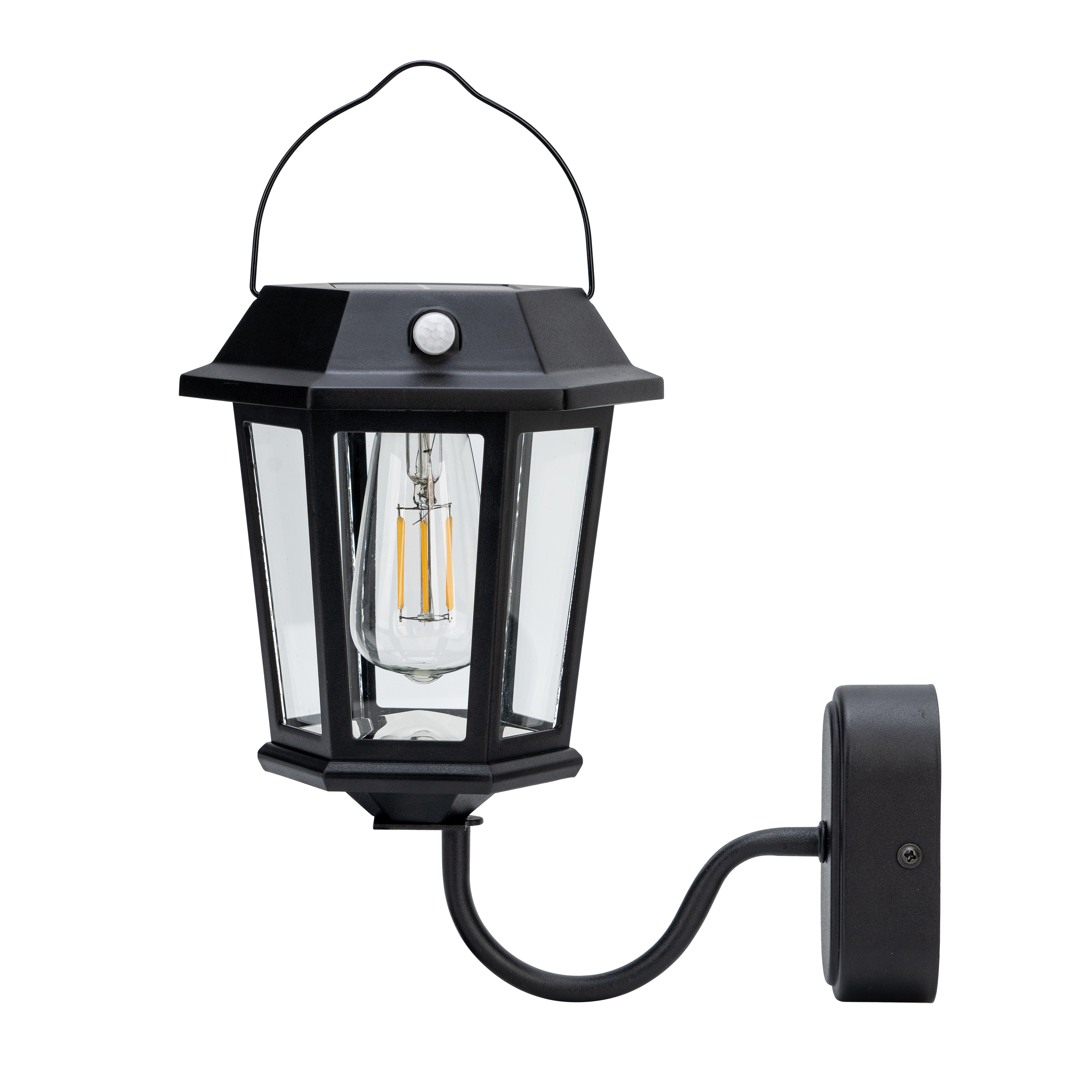 Lampa solarna Alcudia czarna 3 w 1 IP44 LED Inspire