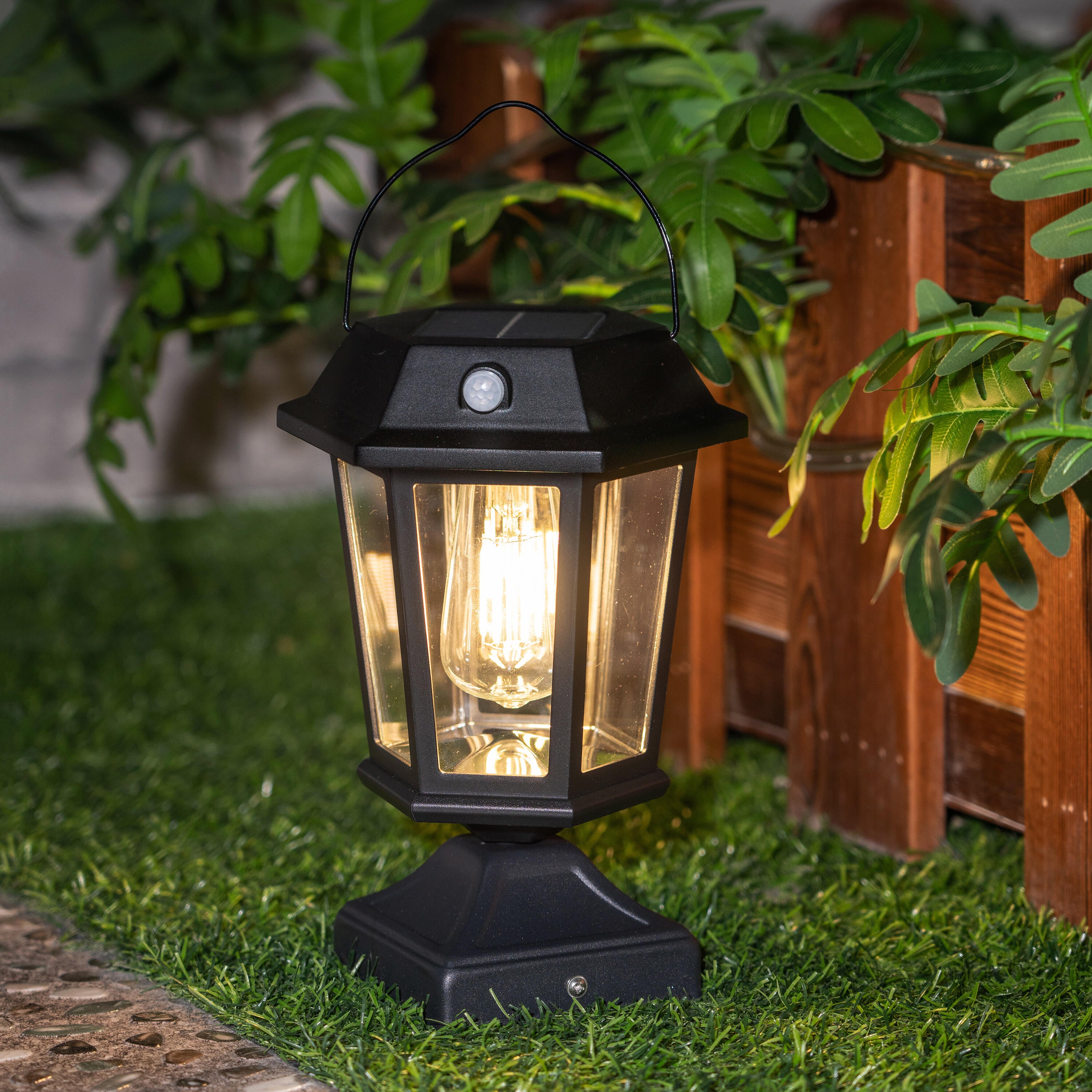 Candeeiro de parede exterior Alcudia 1800lm 3000k ip44 preto Inspire - 3