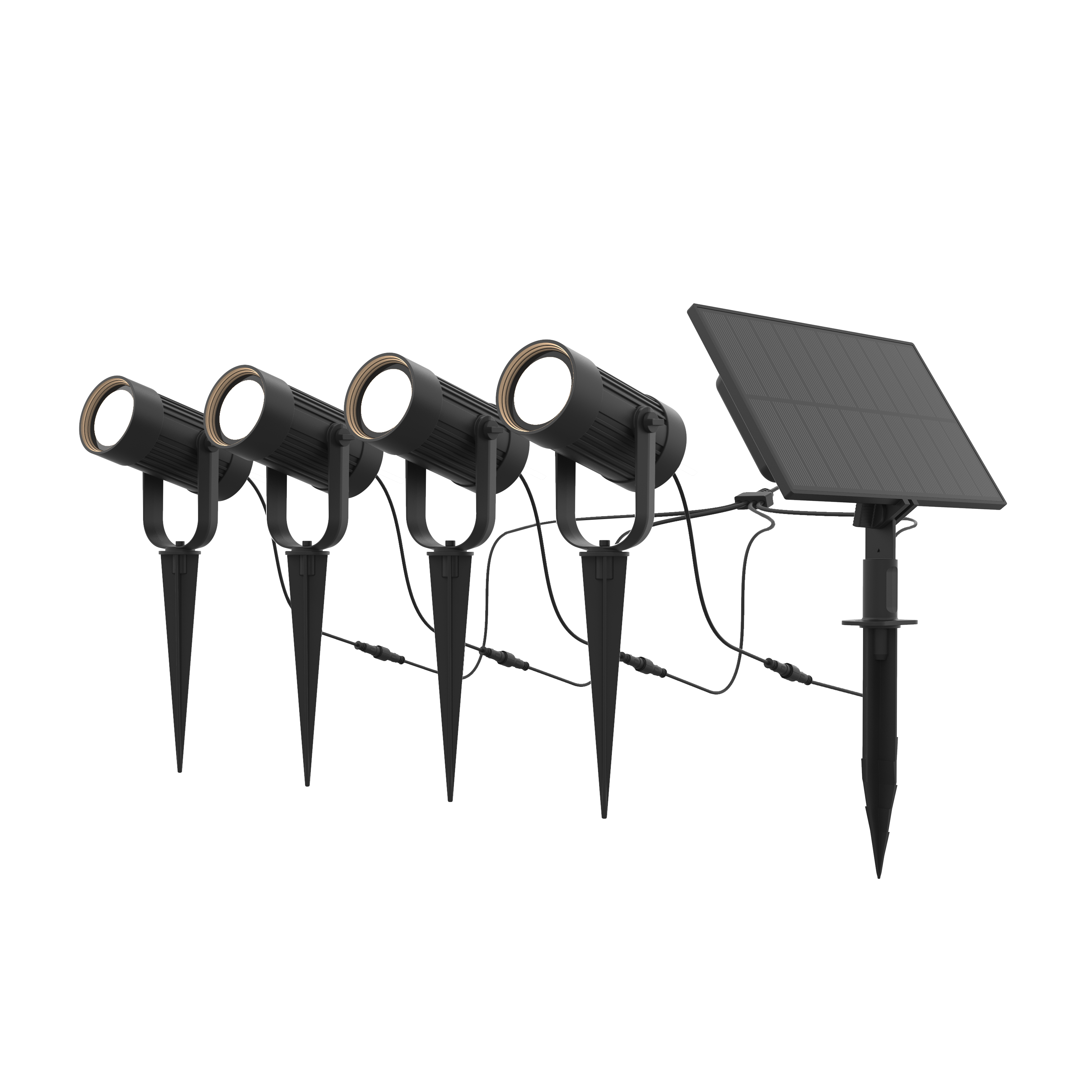 4 Projetores solar Ealge IP65 250lm 4000K Inspire - 10